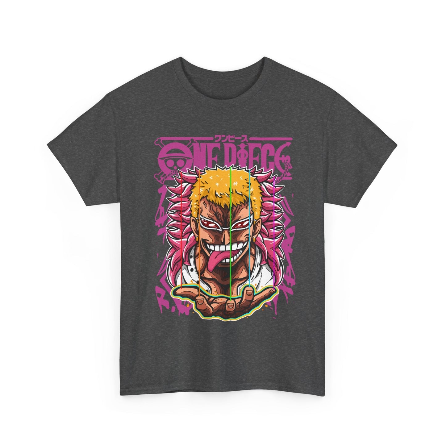Donquixote Doflamingo T-Shirt – One Piece 100% Cotton Anime Tee for True Villain Fans