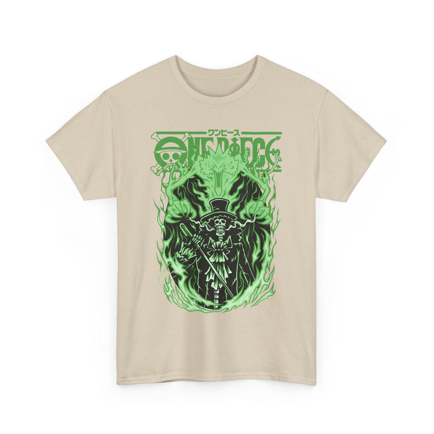 Brook One Piece T-Shirt – 100% Cotton Anime Tee for Soul King Fans