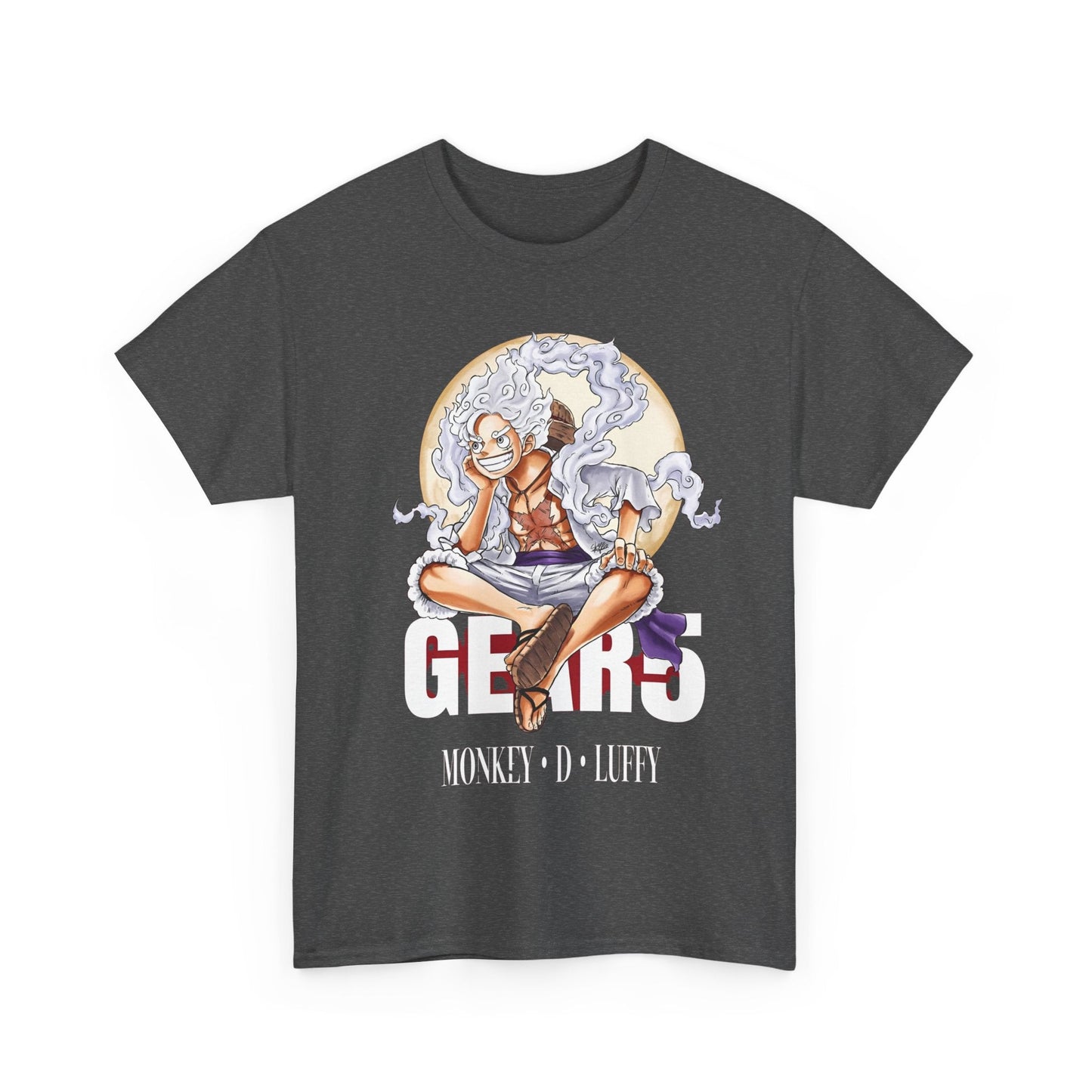 Monkey D. Luffy Gear 5 T-Shirt – 100% Cotton Anime Tee | One Piece Fan Apparel