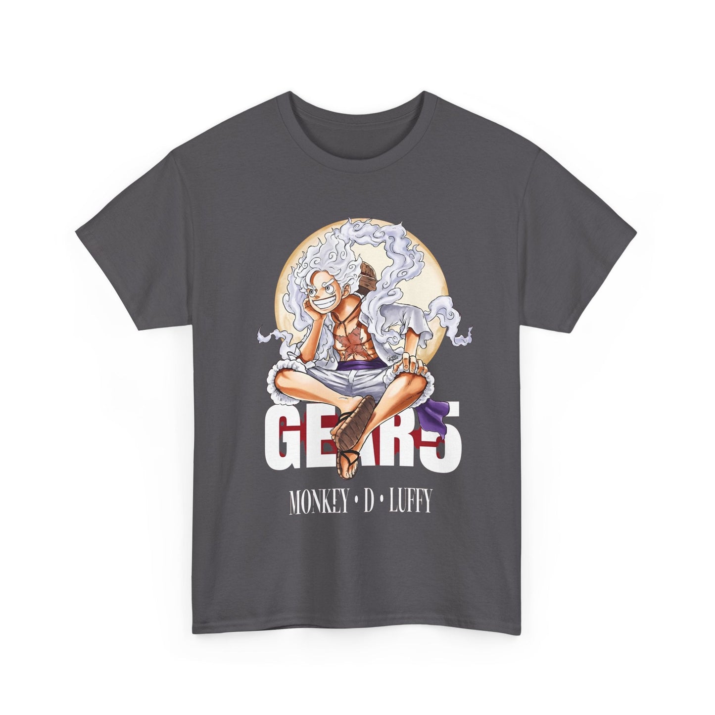 Monkey D. Luffy Gear 5 T-Shirt – 100% Cotton Anime Tee | One Piece Fan Apparel