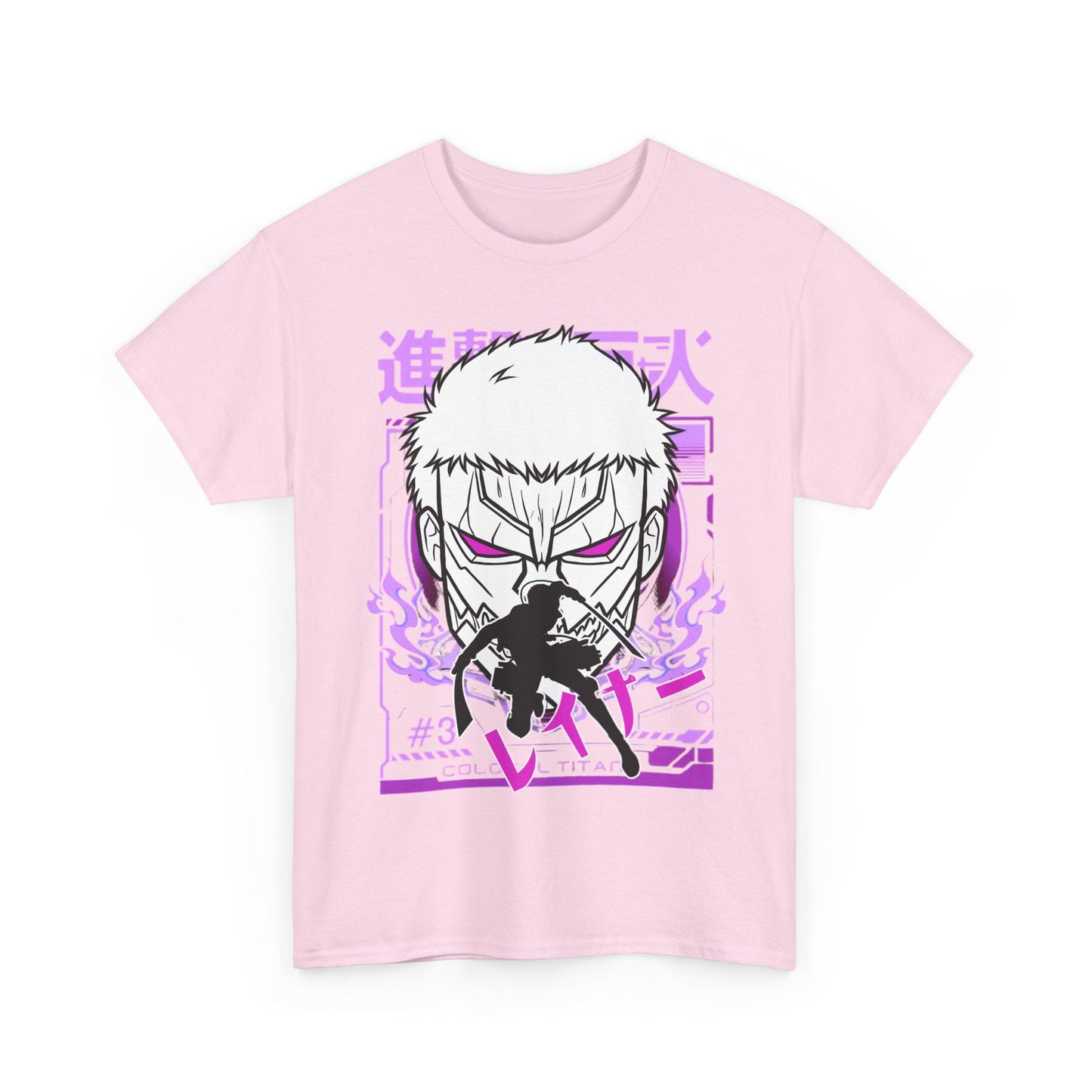 Reiner Braun T-Shirt – 100% Cotton Attack On Titan Anime Tee for AOT Fans