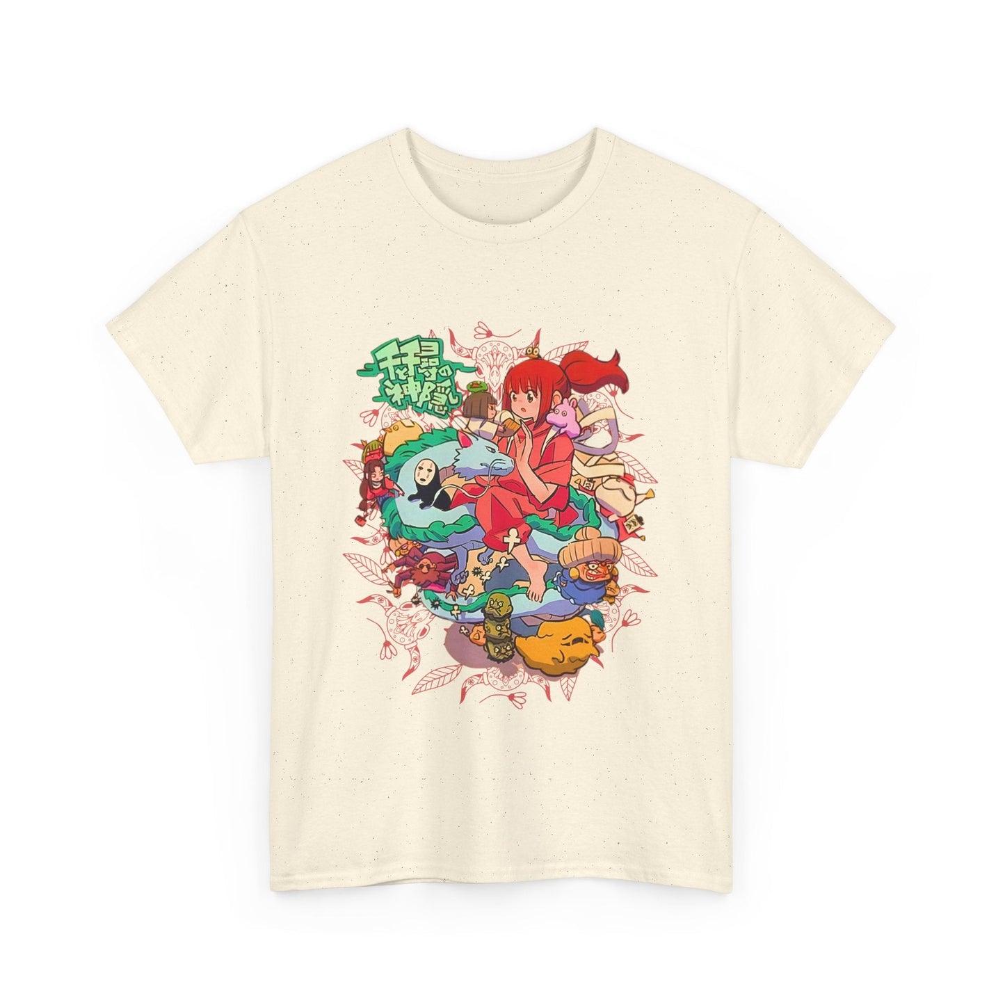 Spirited Away Characters Collage T-Shirt – 100% Cotton Studio Ghibli Anime Tee