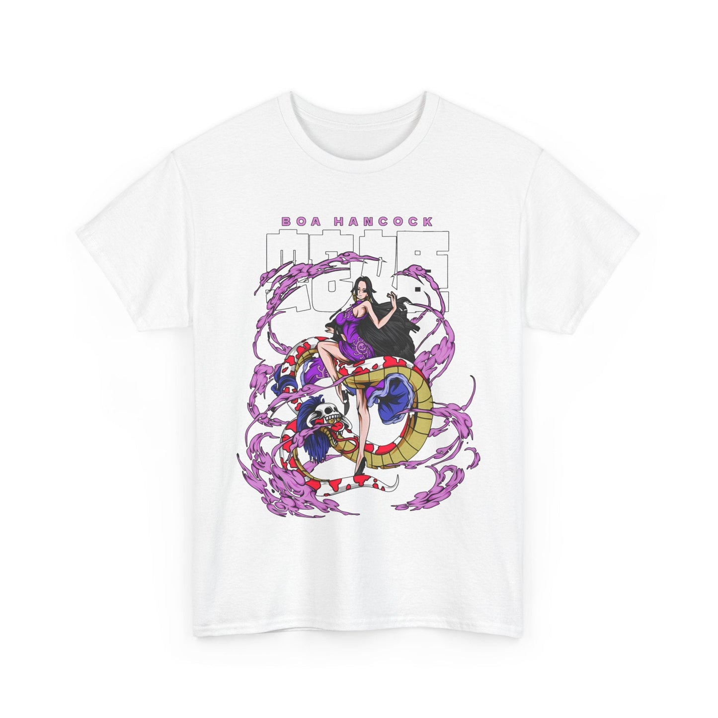 Boa Hancock T-Shirt – 100% Cotton One Piece Anime Tee for Fans