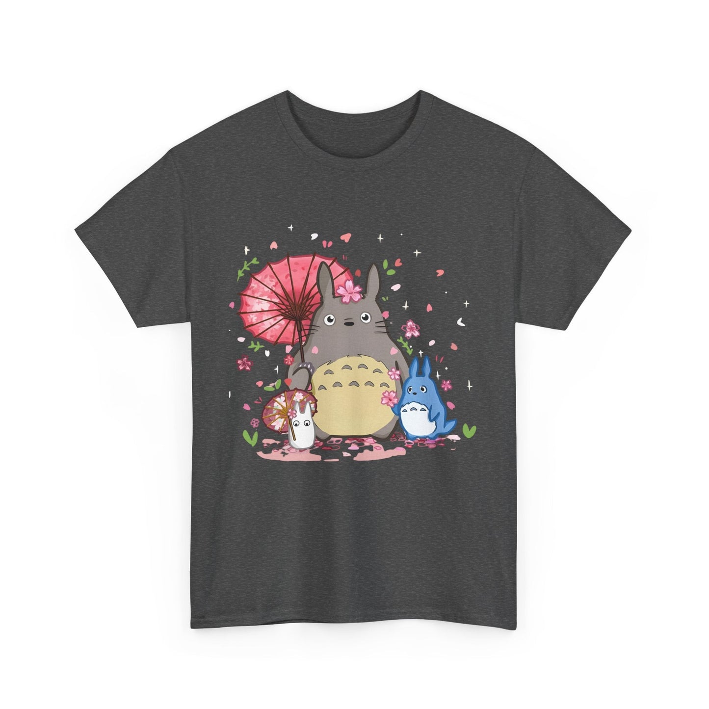 My Neighbor Totoro T-Shirt – 100% Cotton Gildan 5000 Anime Tee for Ghibli Fans