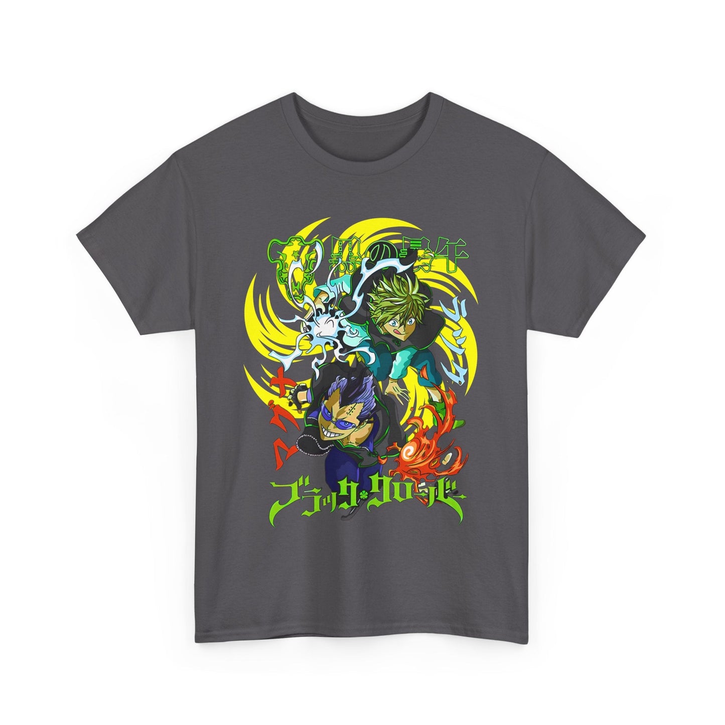 Magna and Luck Black Clover T-Shirt – 100% Cotton Anime Tee for True Magic Knights Fans