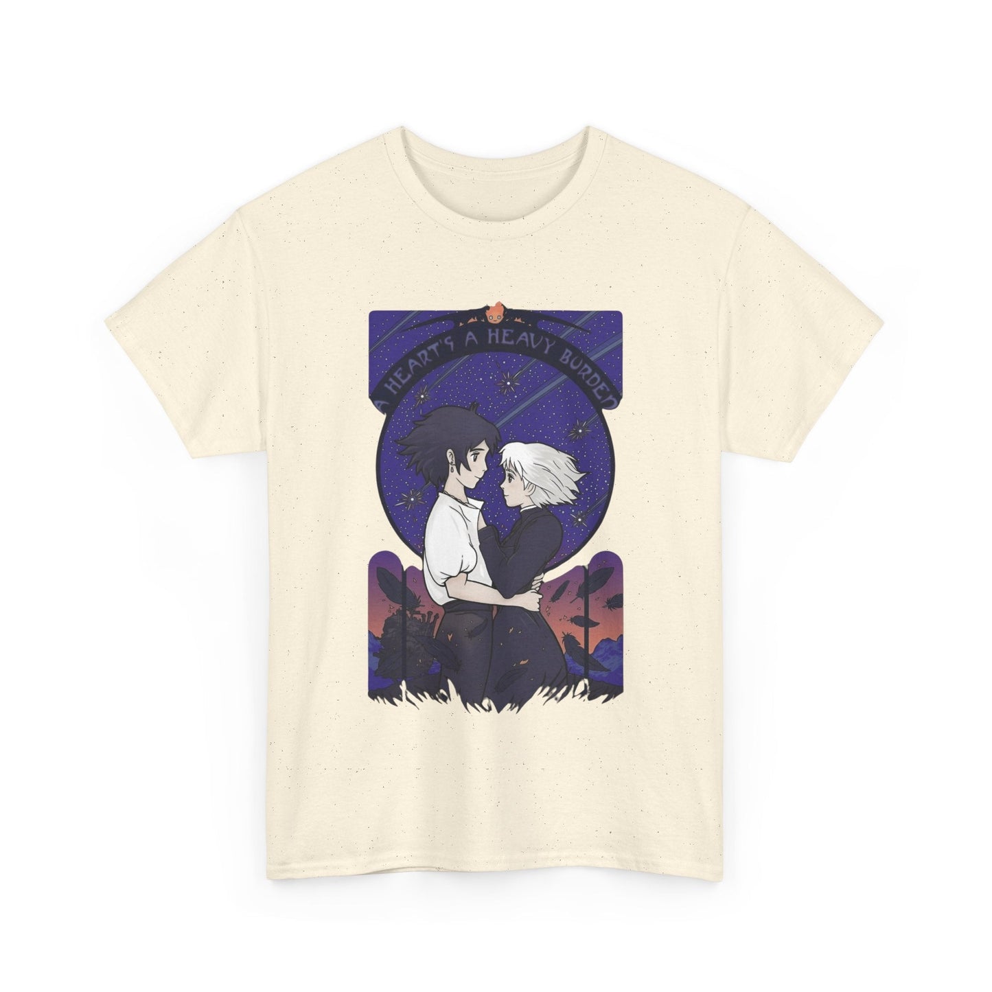 Howl and Sophie Couple T-Shirt – 100% Cotton Studio Ghibli Anime Tee from Howl’s Moving Castle
