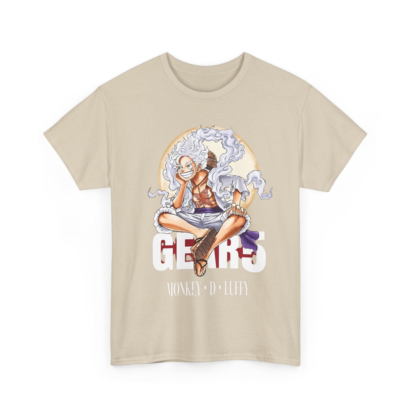 Monkey D. Luffy Gear 5 T-Shirt – 100% Cotton Anime Tee | One Piece Fan Apparel