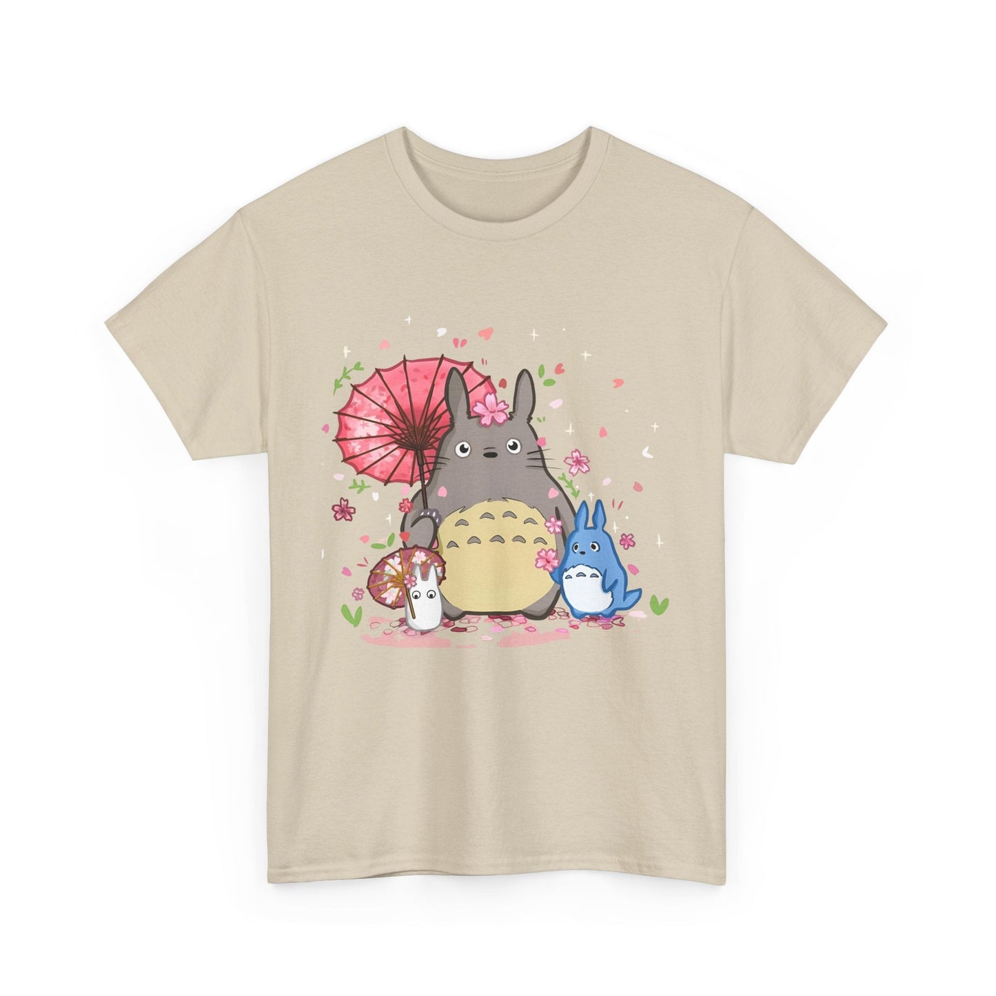 My Neighbor Totoro T-Shirt – 100% Cotton Gildan 5000 Anime Tee for Ghibli Fans