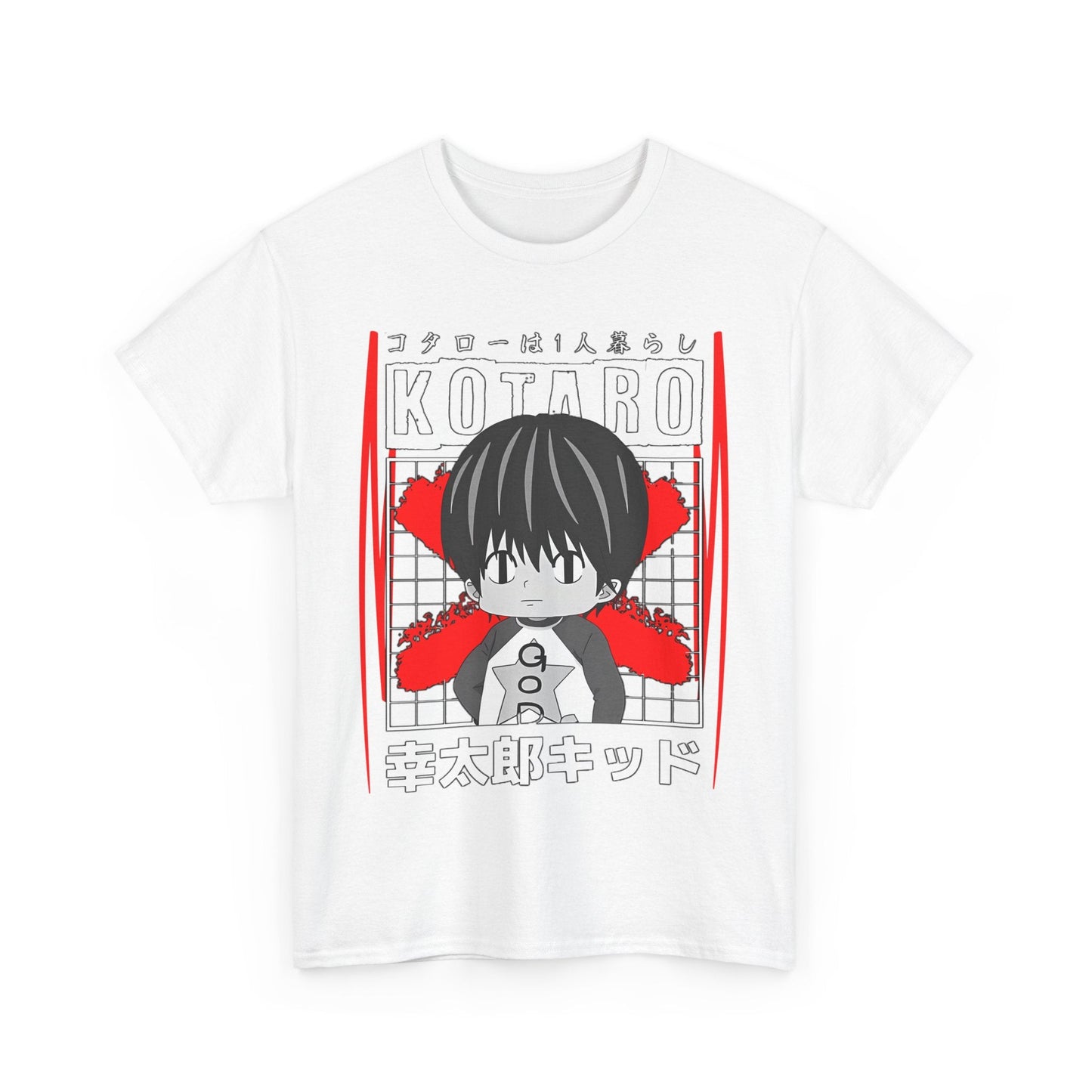 Kotaro Lives Alone T-Shirt – 100% Cotton | Cute Anime Tee for Fans of Kotaro’s Story