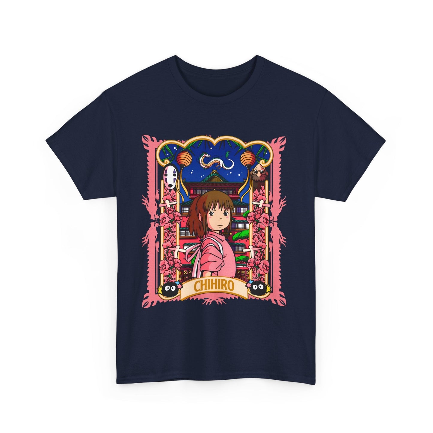 Spirited Away Chihiro T-Shirt – 100% Cotton Studio Ghibli Tee for Anime Fans