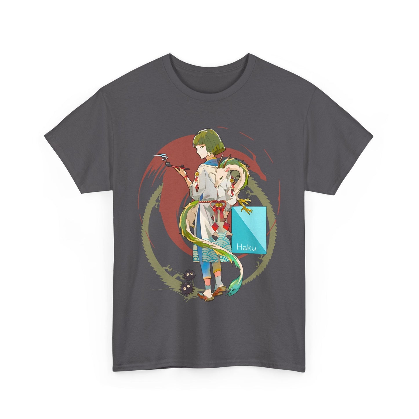 Haku Spirited Away T-Shirt – 100% Cotton Studio Ghibli Tee for Anime Fans and Ghibli Lovers