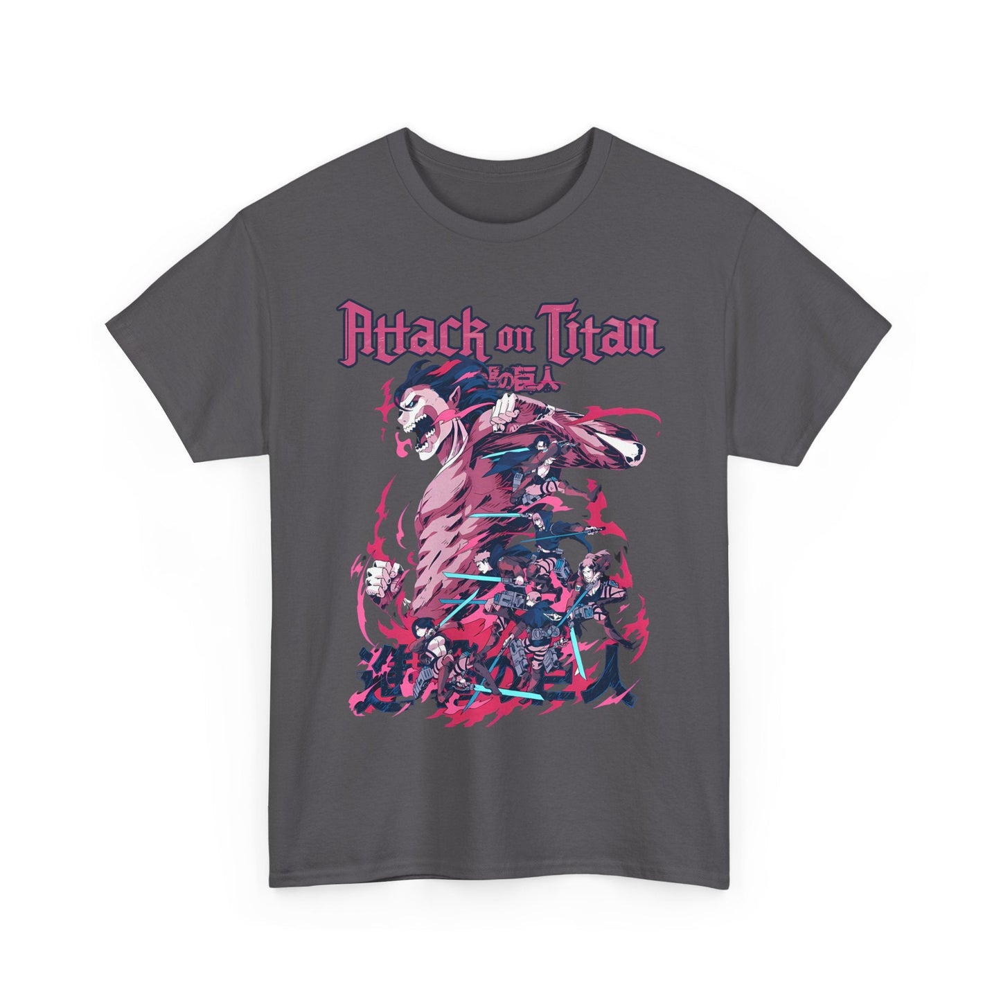 Attack on Titan T-Shirt – 100% Cotton Anime Tee for AOT Fans