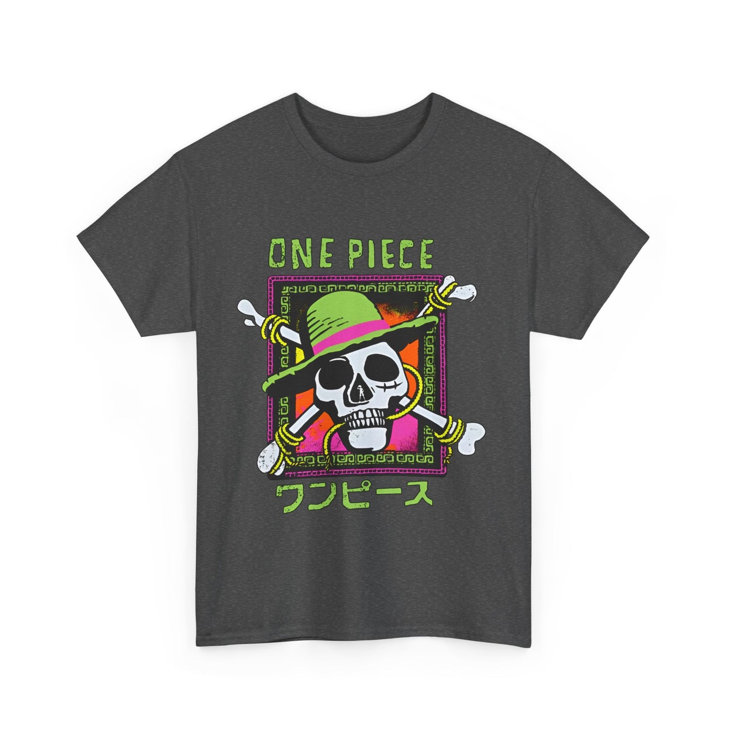 "Straw Hat Pirates One Piece T-Shirt – 100% Cotton Anime Tee for True Fans"