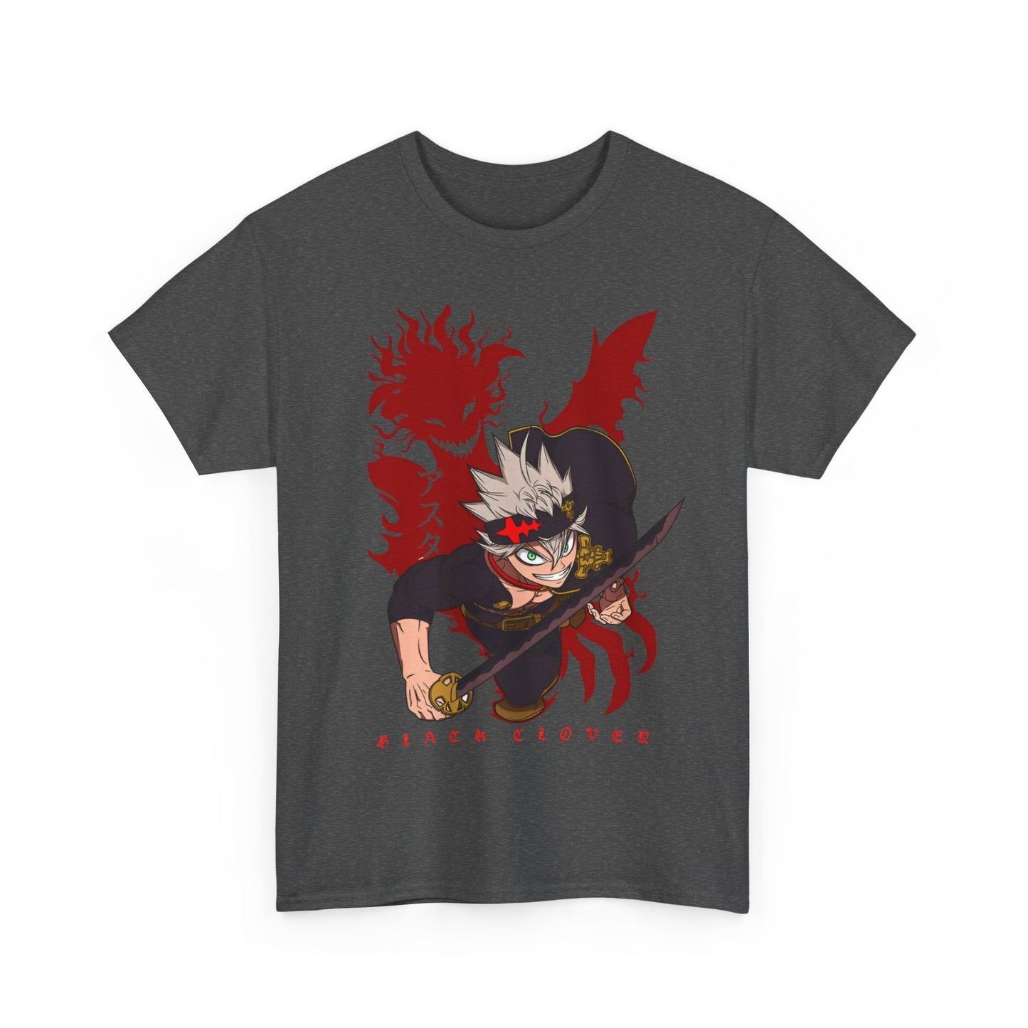 Asta Black Clover T-Shirt – 100% Cotton Anime Tee for Magic Knight Fans