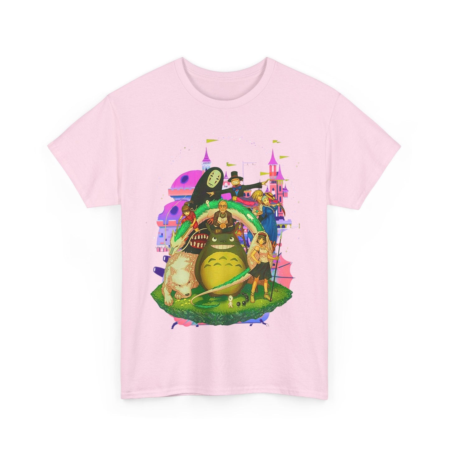 Hayao Miyazaki Characters T-Shirt – 100% Cotton Studio Ghibli Anime Tee