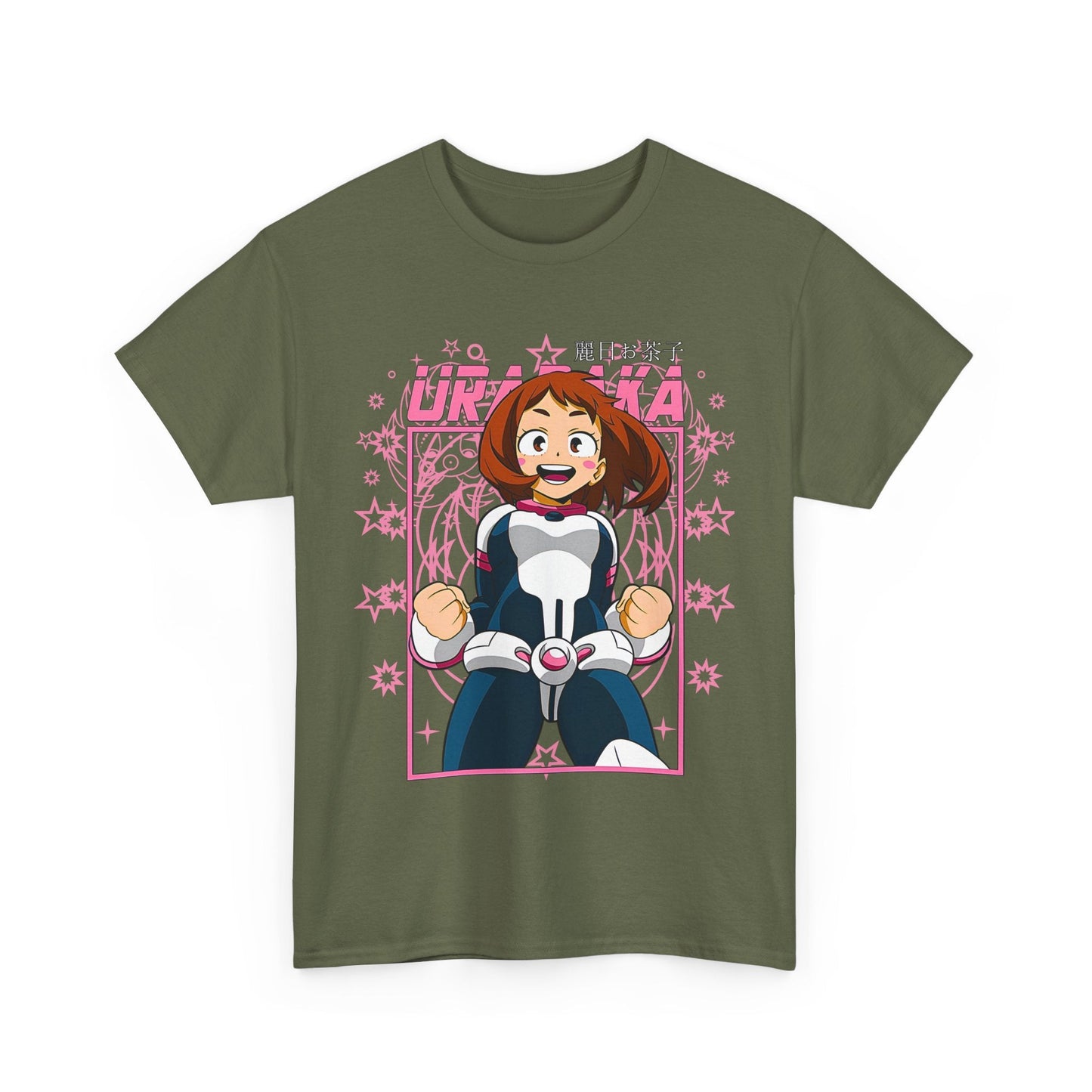Ochaco Uraraka T-Shirt – 100% Cotton Gildan 5000 | My Hero Academia Anime Tee for Fans