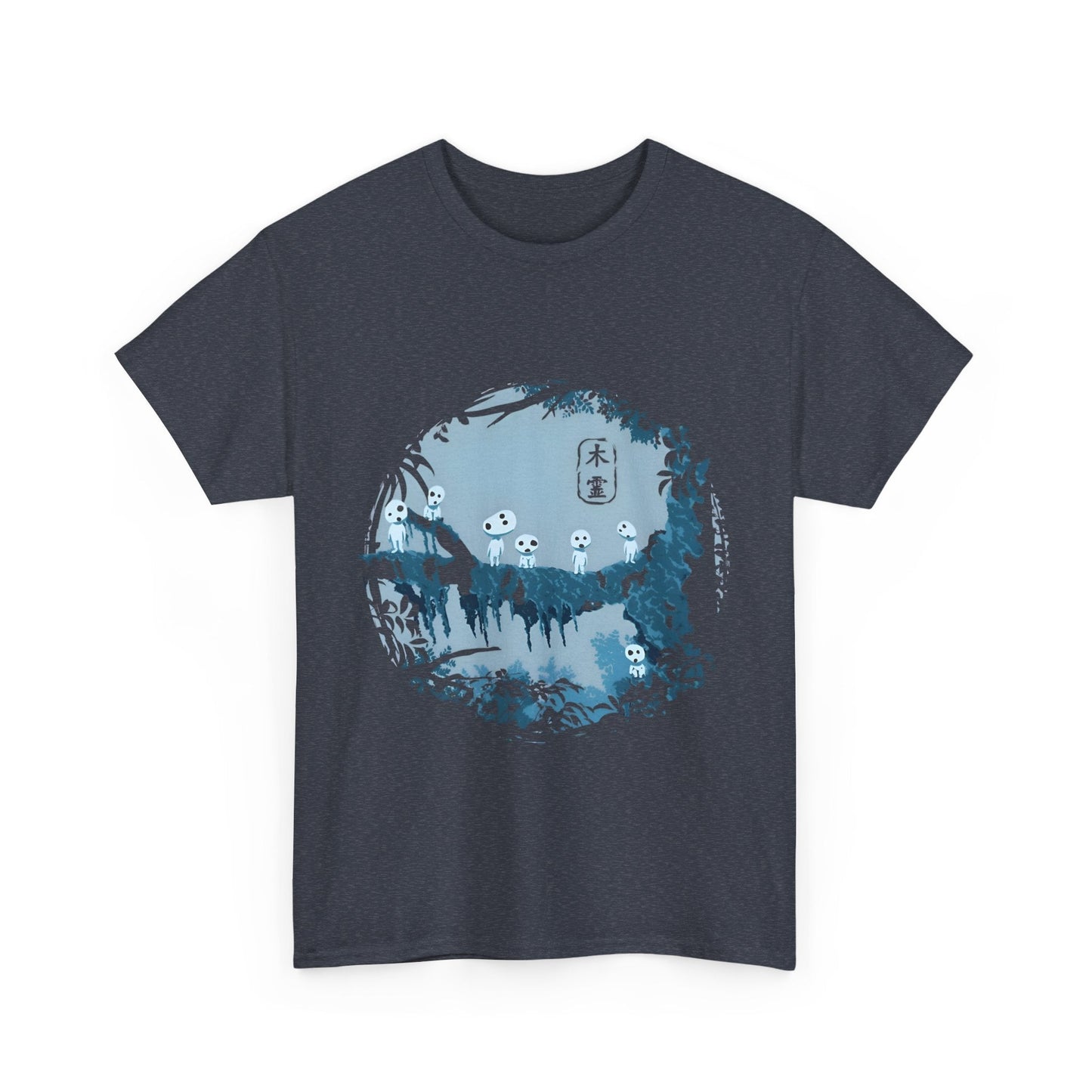 Kodama Tree Forest T-Shirt – 100% Cotton Studio Ghibli Inspired Tee from Princess Mononoke
