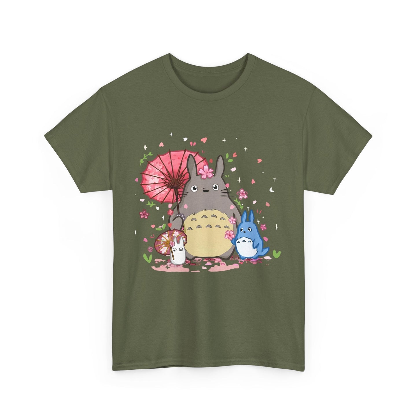 My Neighbor Totoro T-Shirt – 100% Cotton Gildan 5000 Anime Tee for Ghibli Fans