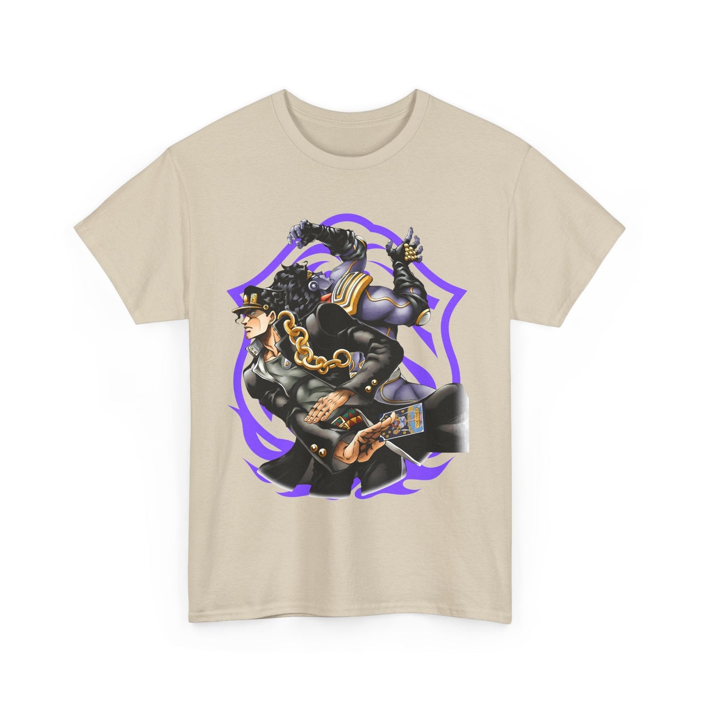 Jotaro Kujo T-Shirt – 100% Cotton JoJo's Bizarre Adventure Anime Tee for Fans