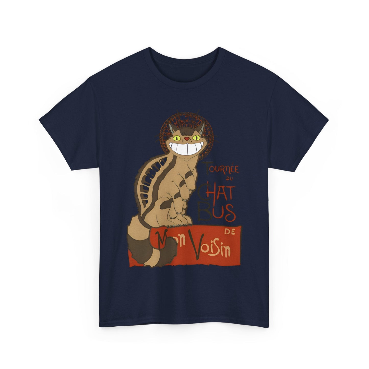 Catbus Studio Ghibli T-Shirt – 100% Cotton My Neighbor Totoro Tee for Anime Fans