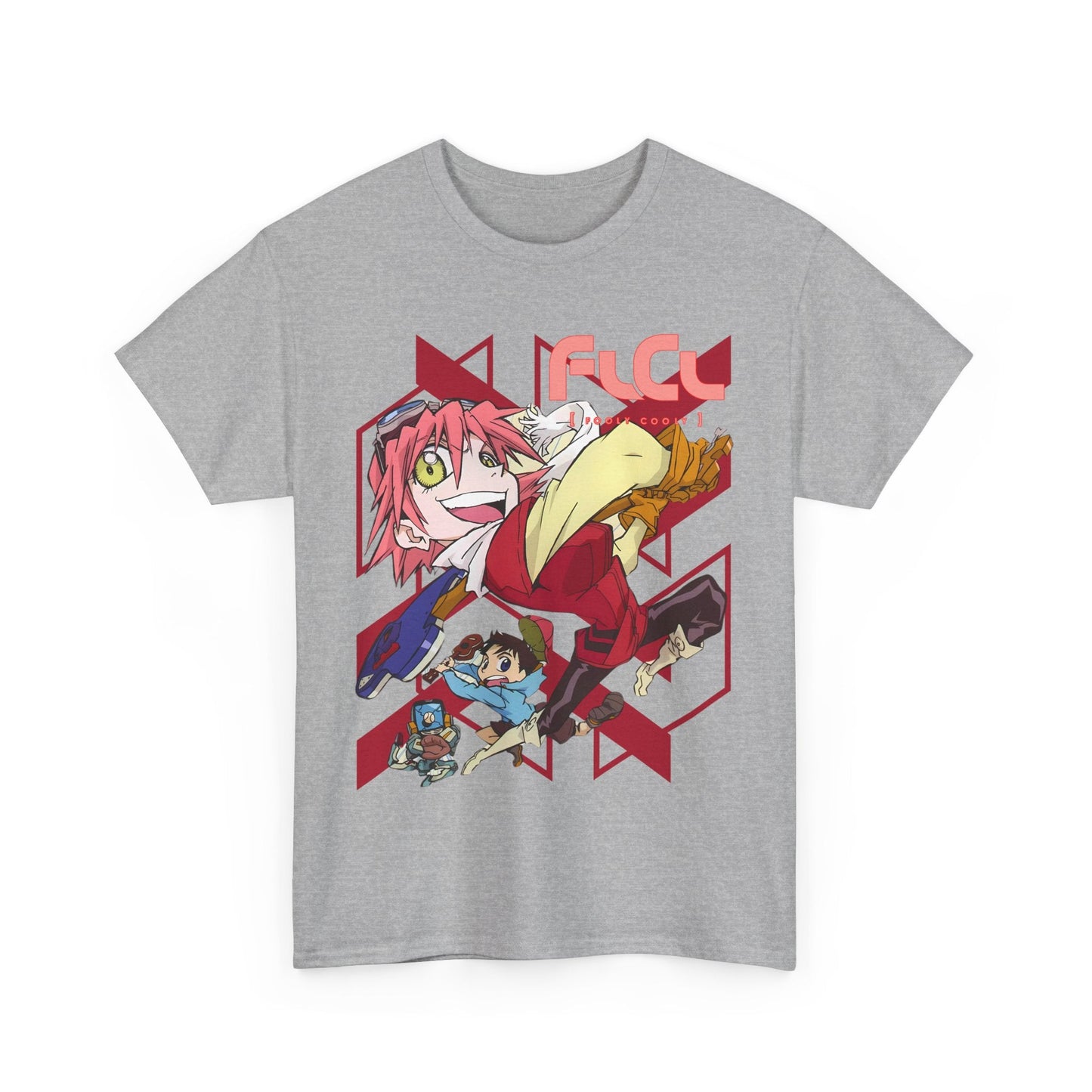 FLCL T-Shirt – 100% Cotton Gildan 5000 | Fooly Cooly Classic Anime Graphic Tee