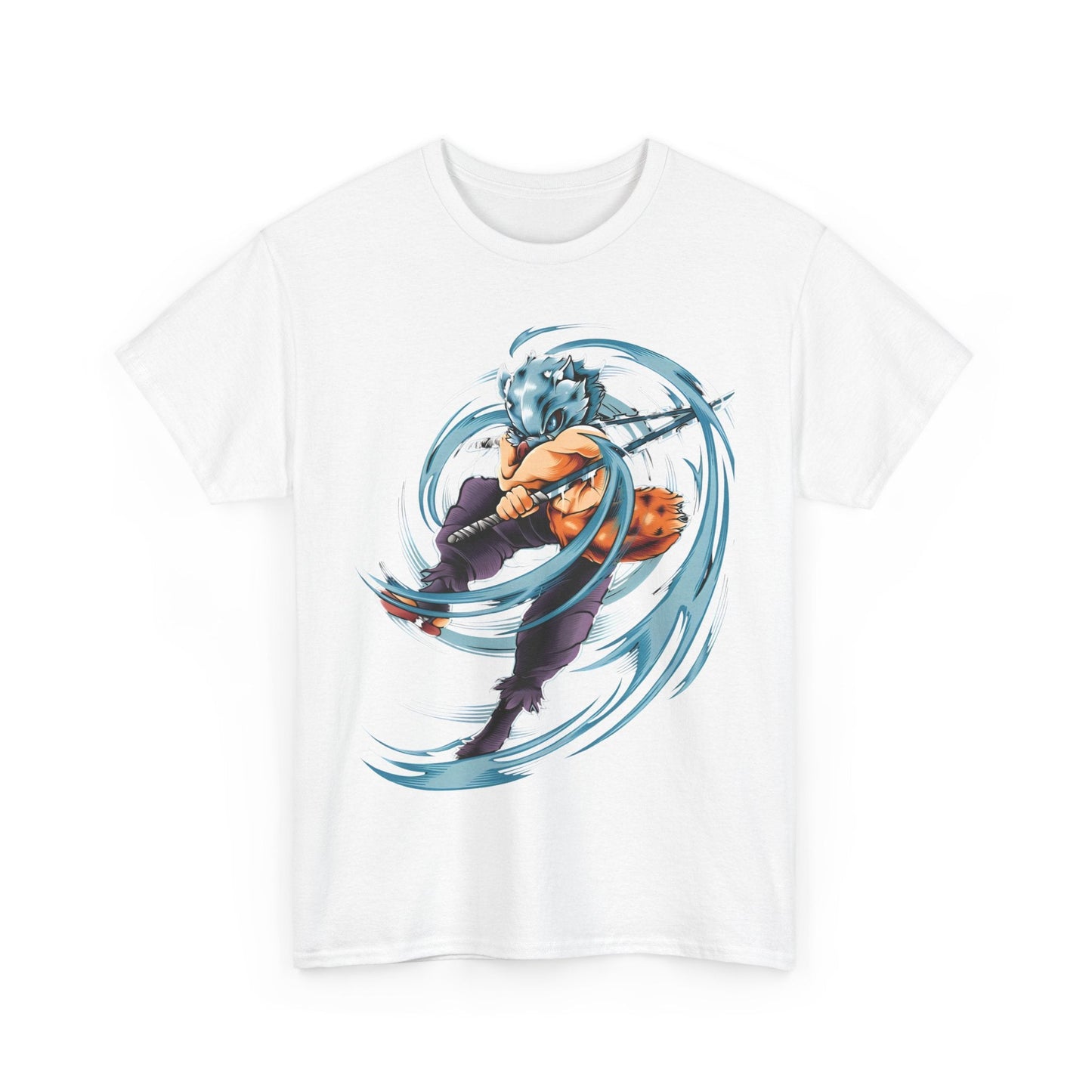 Inosuke Hashibira T-Shirt – Demon Slayer 100% Cotton Anime Tee for Fans