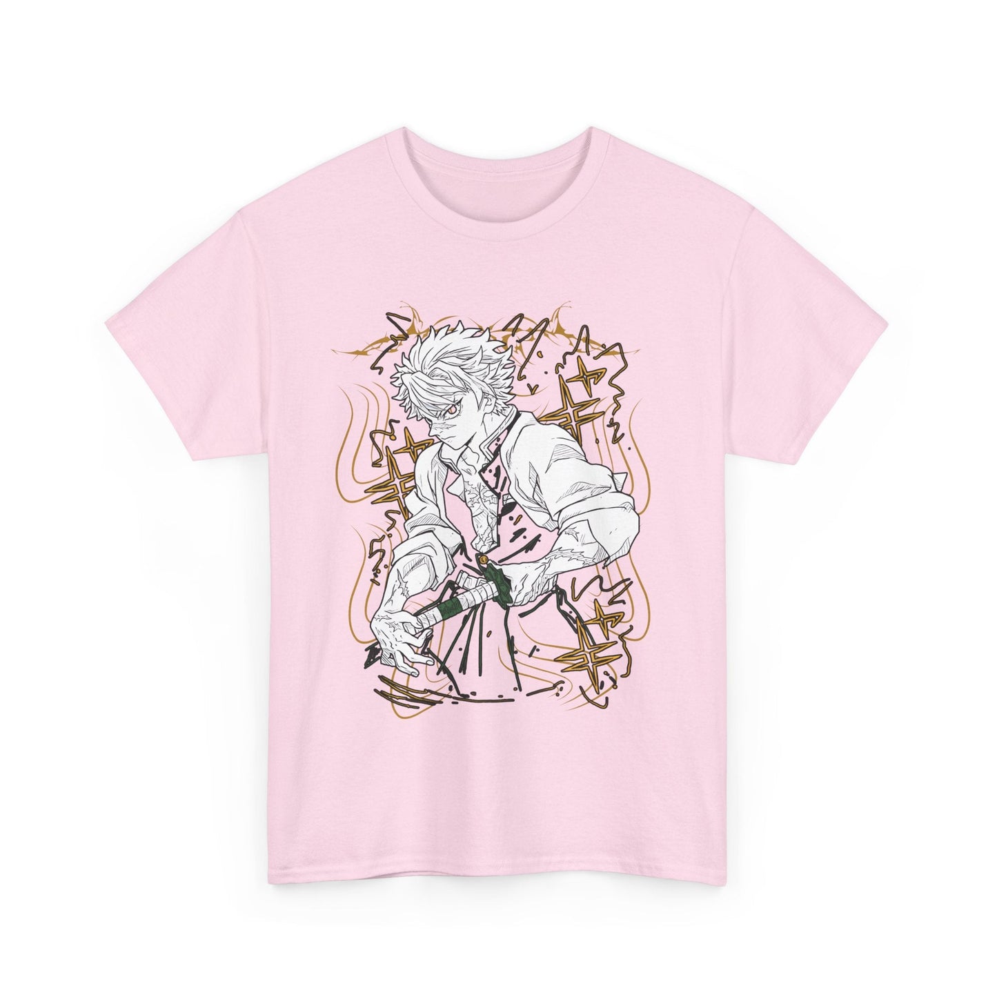 Sanemi Shinazugawa Demon Slayer T-Shirt – 100% Cotton Anime Tee for Demon Slayer Fans