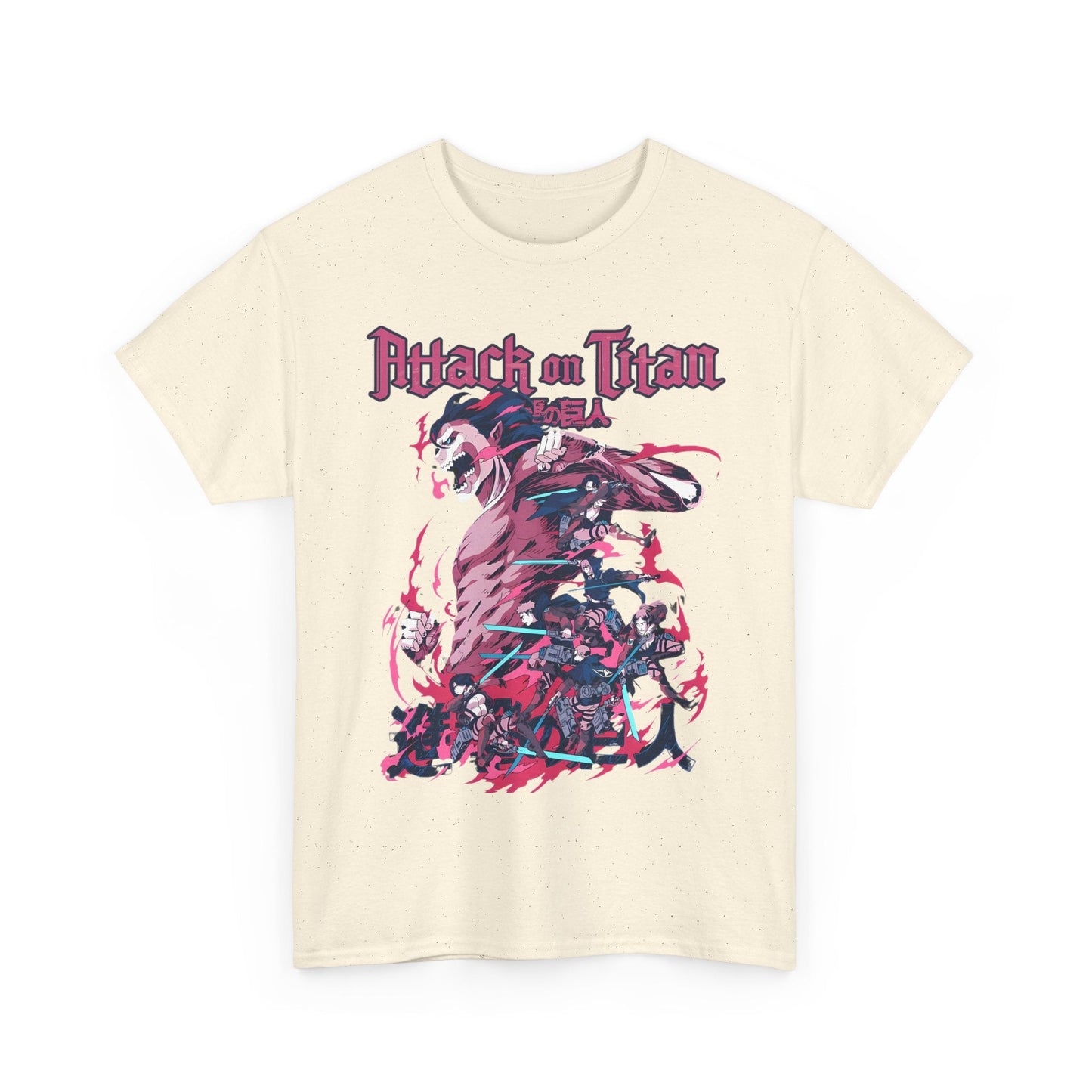 Attack on Titan T-Shirt – 100% Cotton Anime Tee for AOT Fans