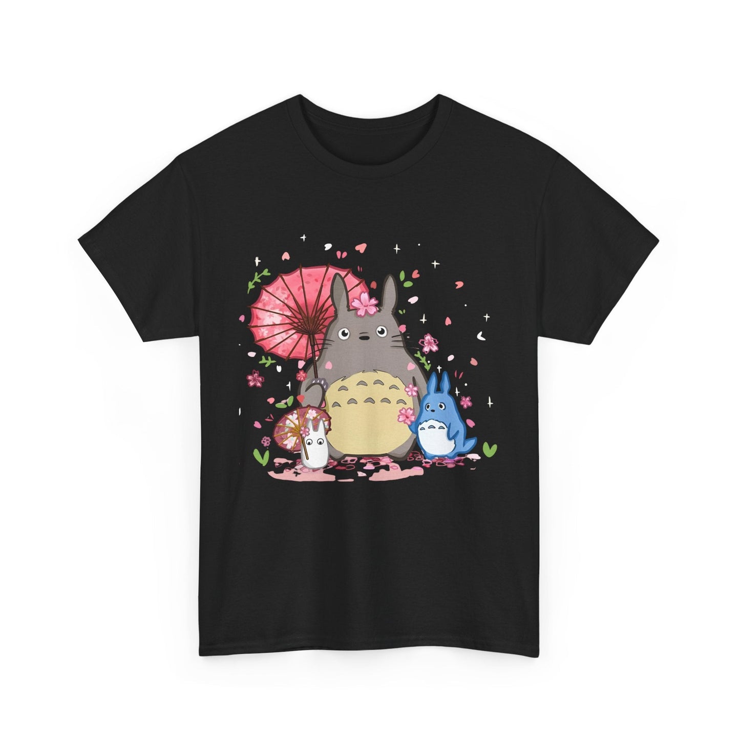 My Neighbor Totoro T-Shirt – 100% Cotton Gildan 5000 Anime Tee for Ghibli Fans