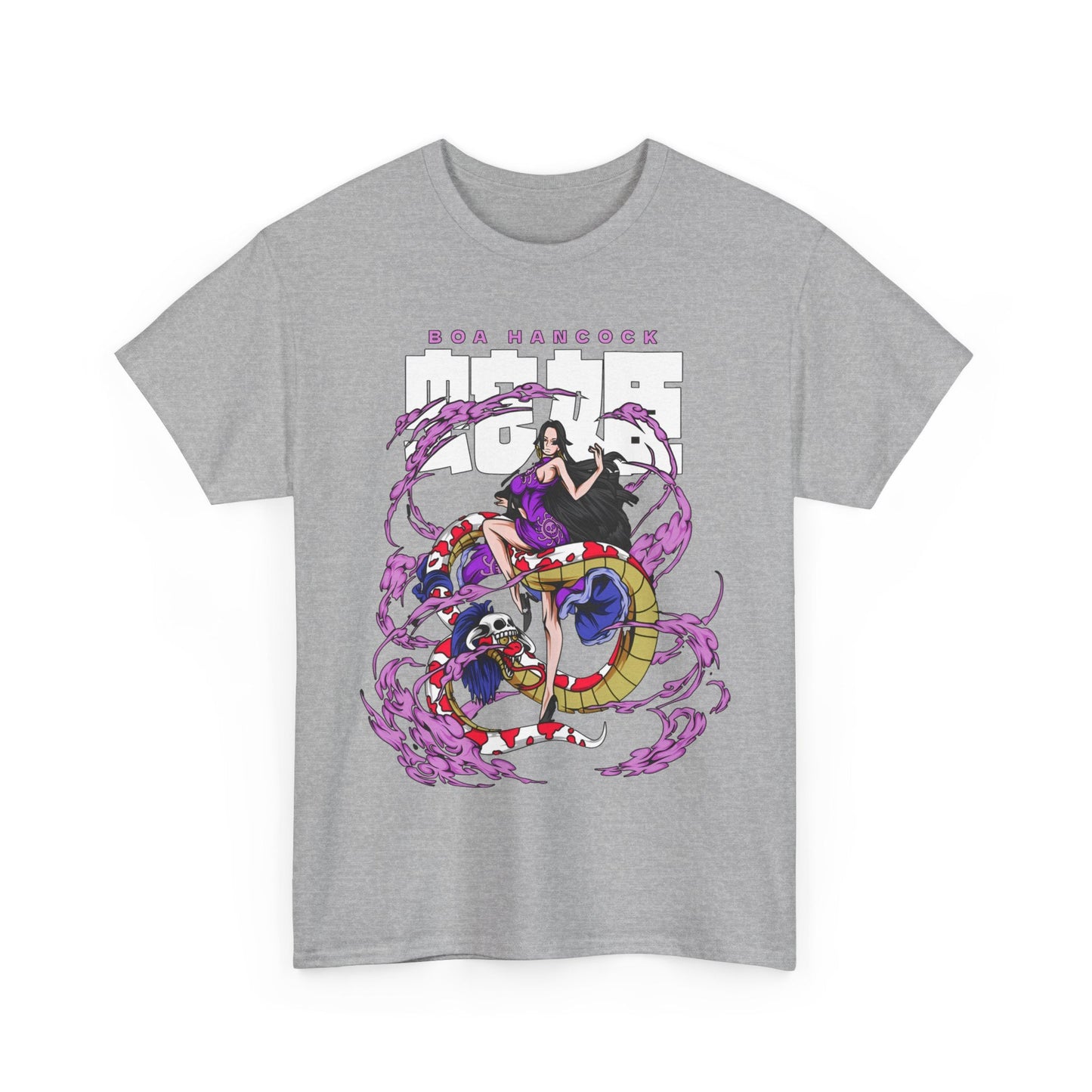 Boa Hancock T-Shirt – 100% Cotton One Piece Anime Tee for Fans
