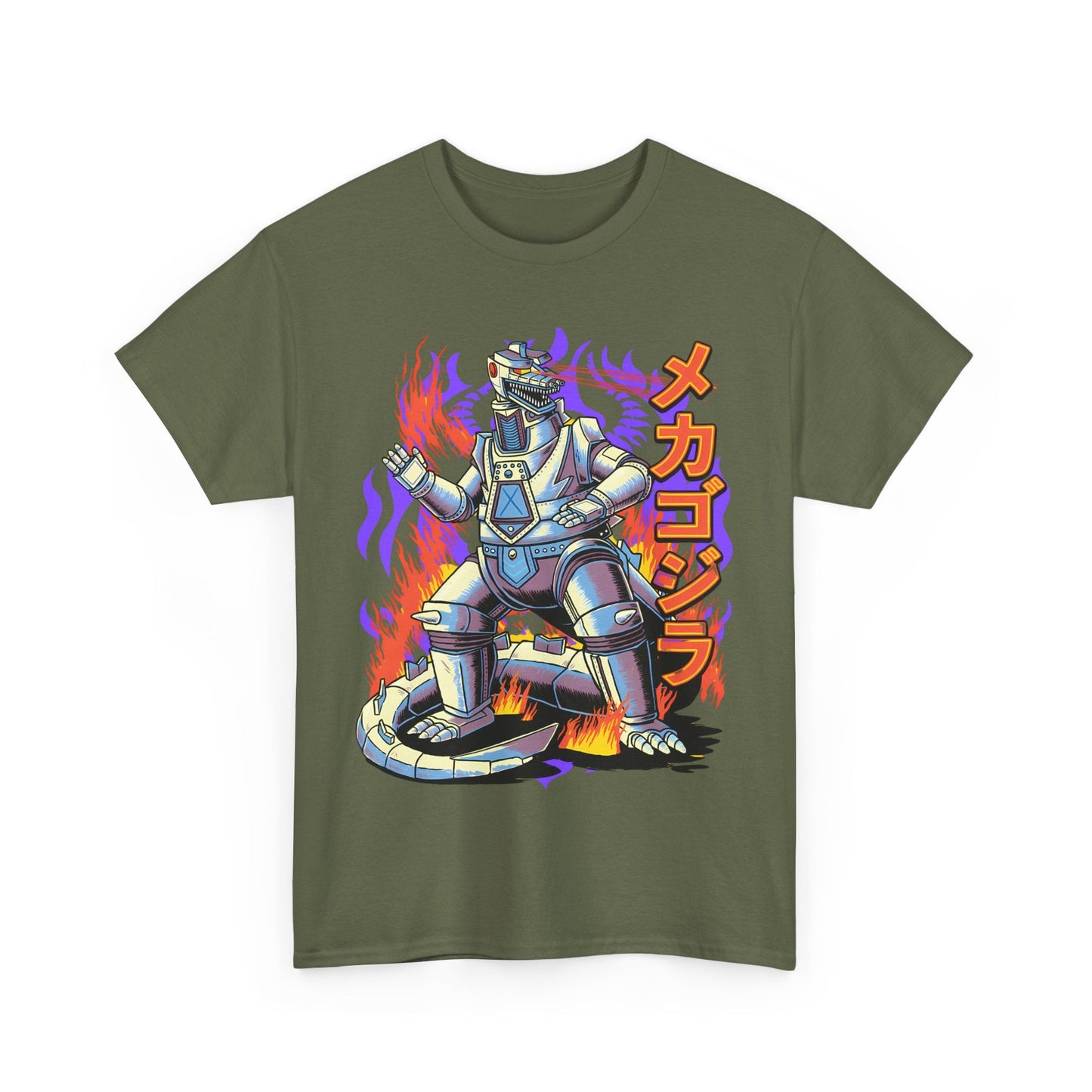 Mechagodzilla Kaiju T-Shirt – 100% Cotton Monster Battle Tee | Epic Japanese Sci-Fi Apparel
