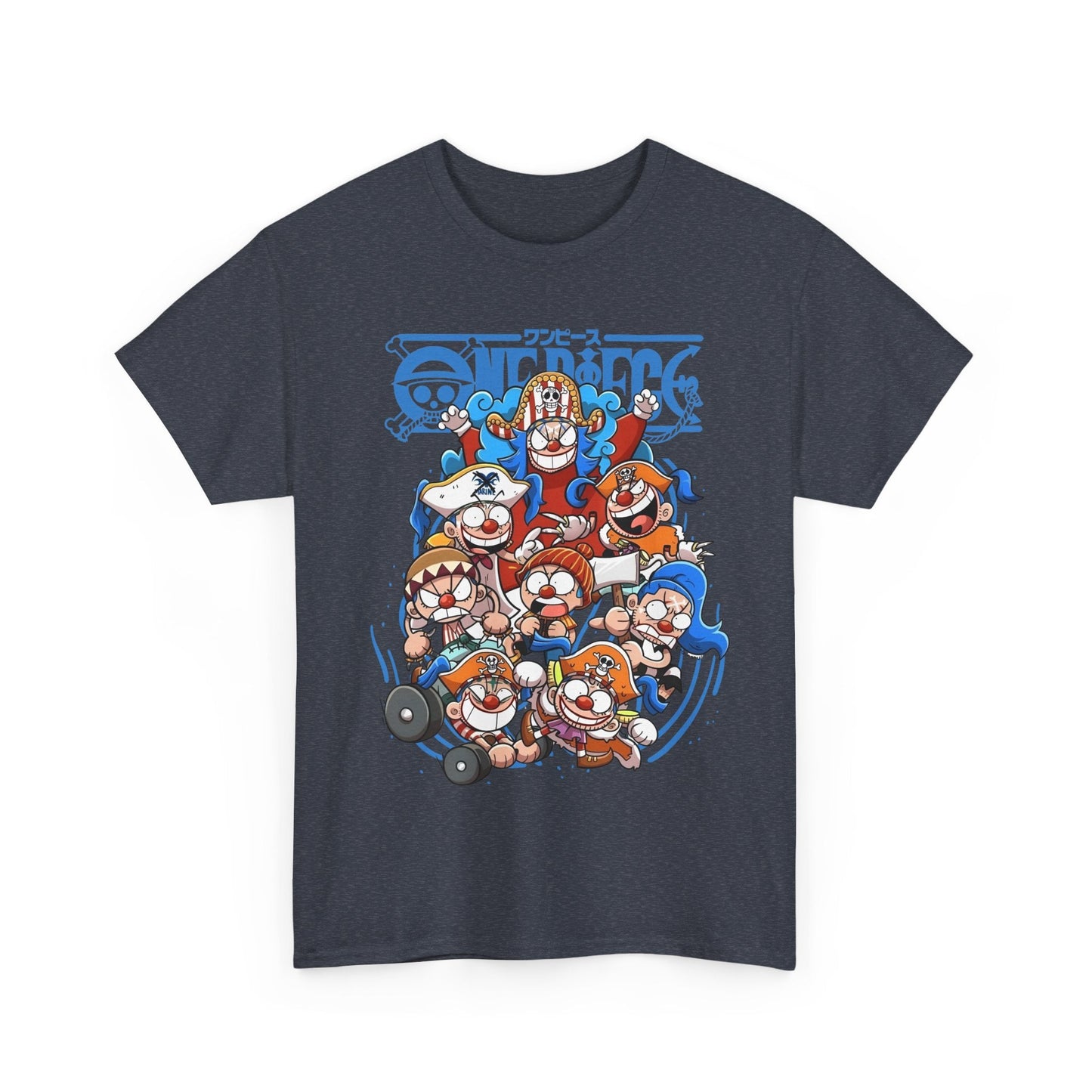 Buggy the Star Clown One Piece T-Shirt – 100% Cotton Anime Tee for Fans of the Grand Line