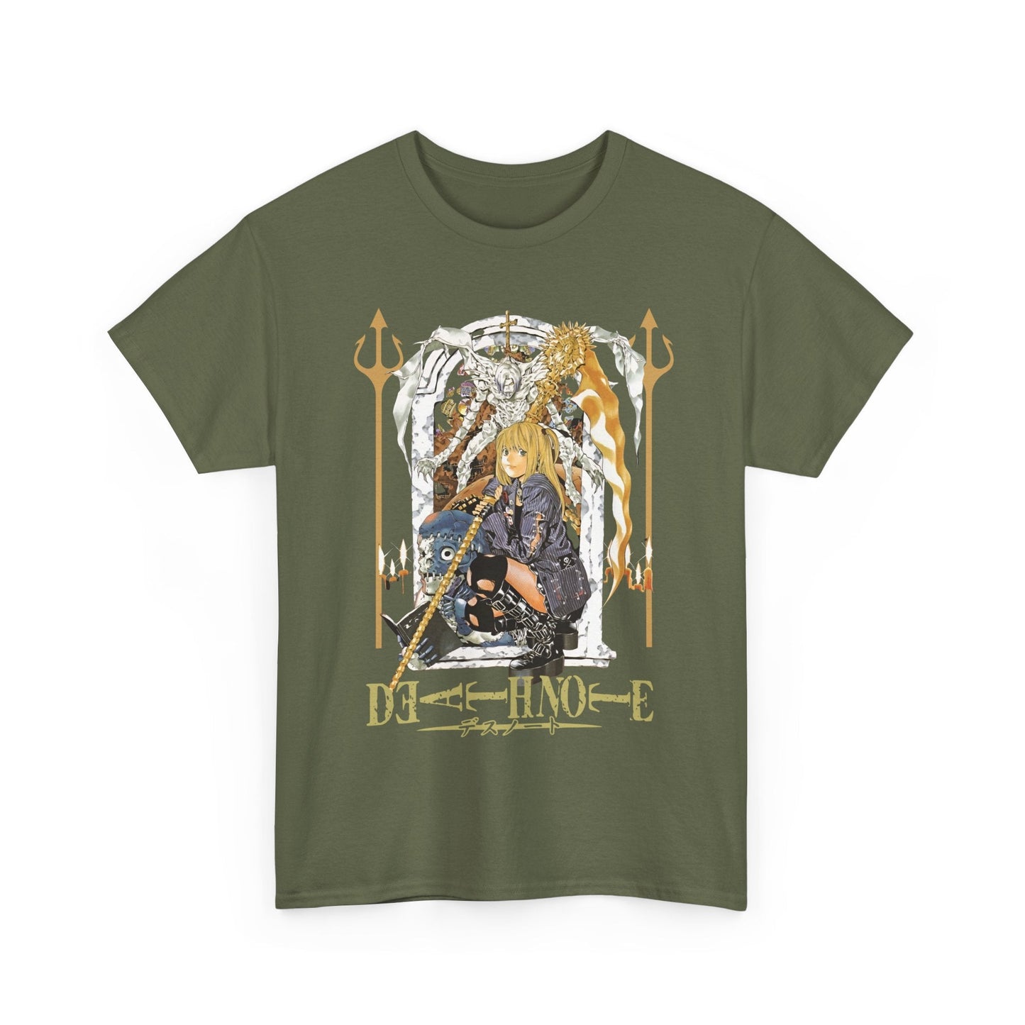 Misa Amane Death Note T-Shirt – 100% Cotton Anime Tee for Otaku & Gothic Fashion Fans