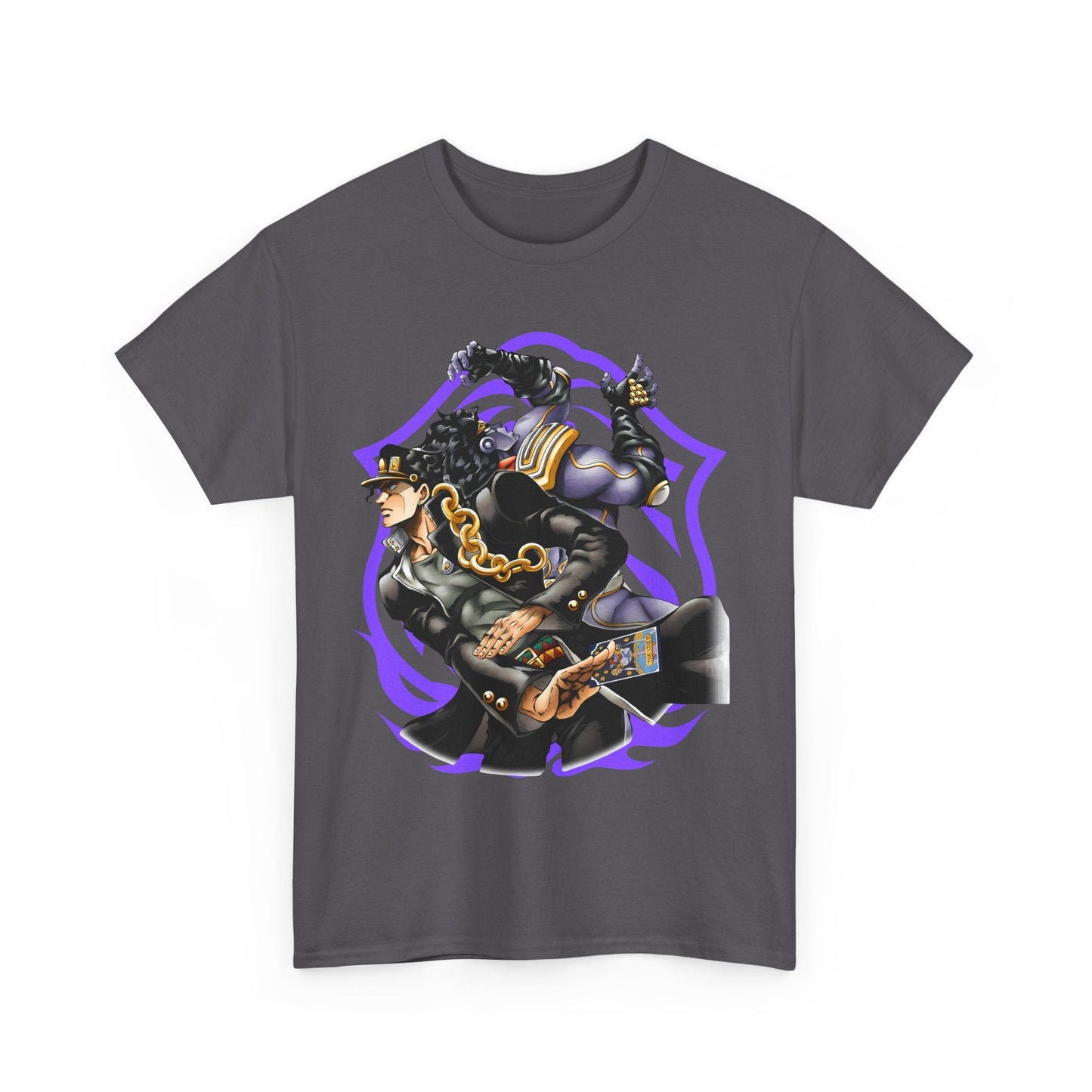 Jotaro Kujo T-Shirt – 100% Cotton JoJo's Bizarre Adventure Anime Tee for Fans