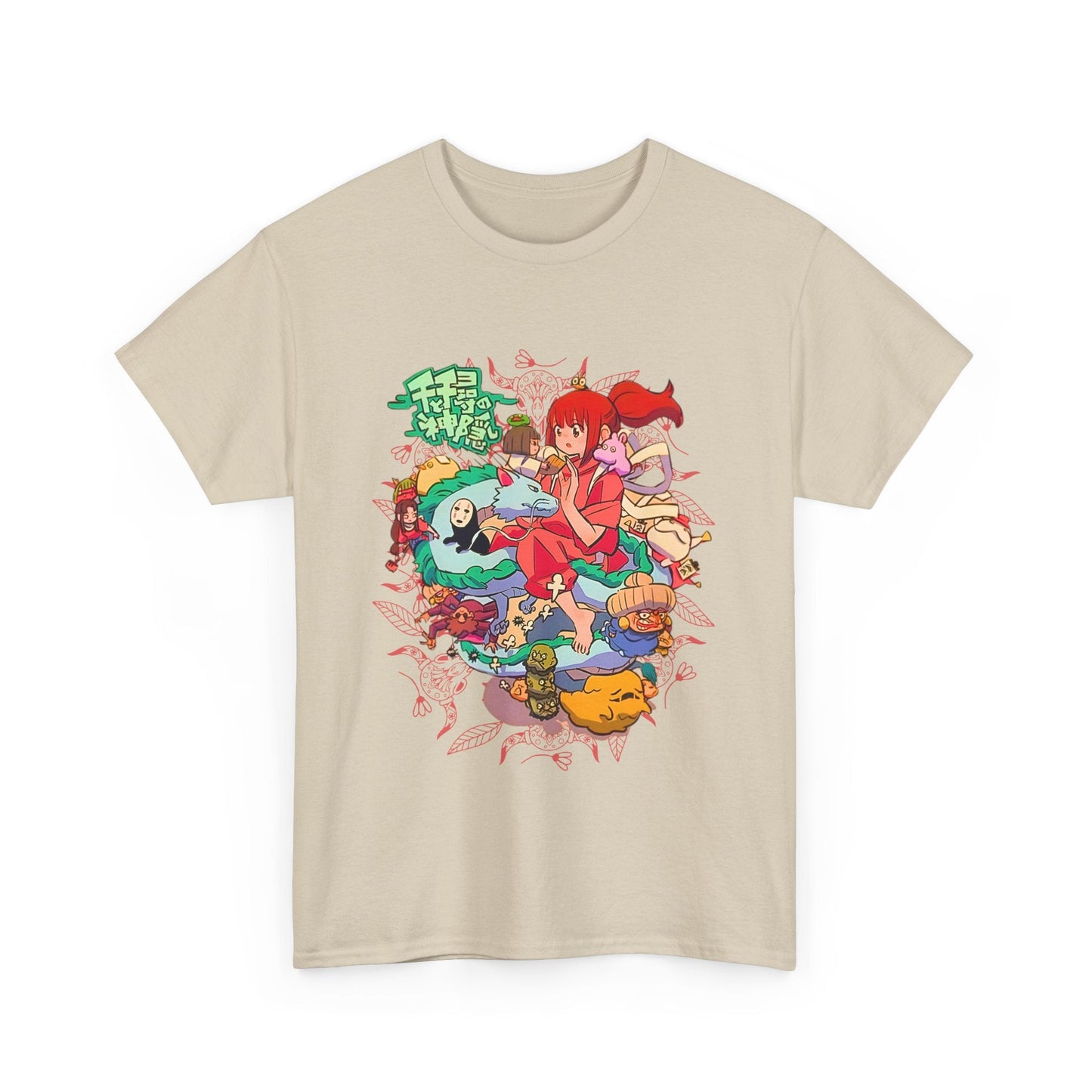 Spirited Away Characters Collage T-Shirt – 100% Cotton Studio Ghibli Anime Tee