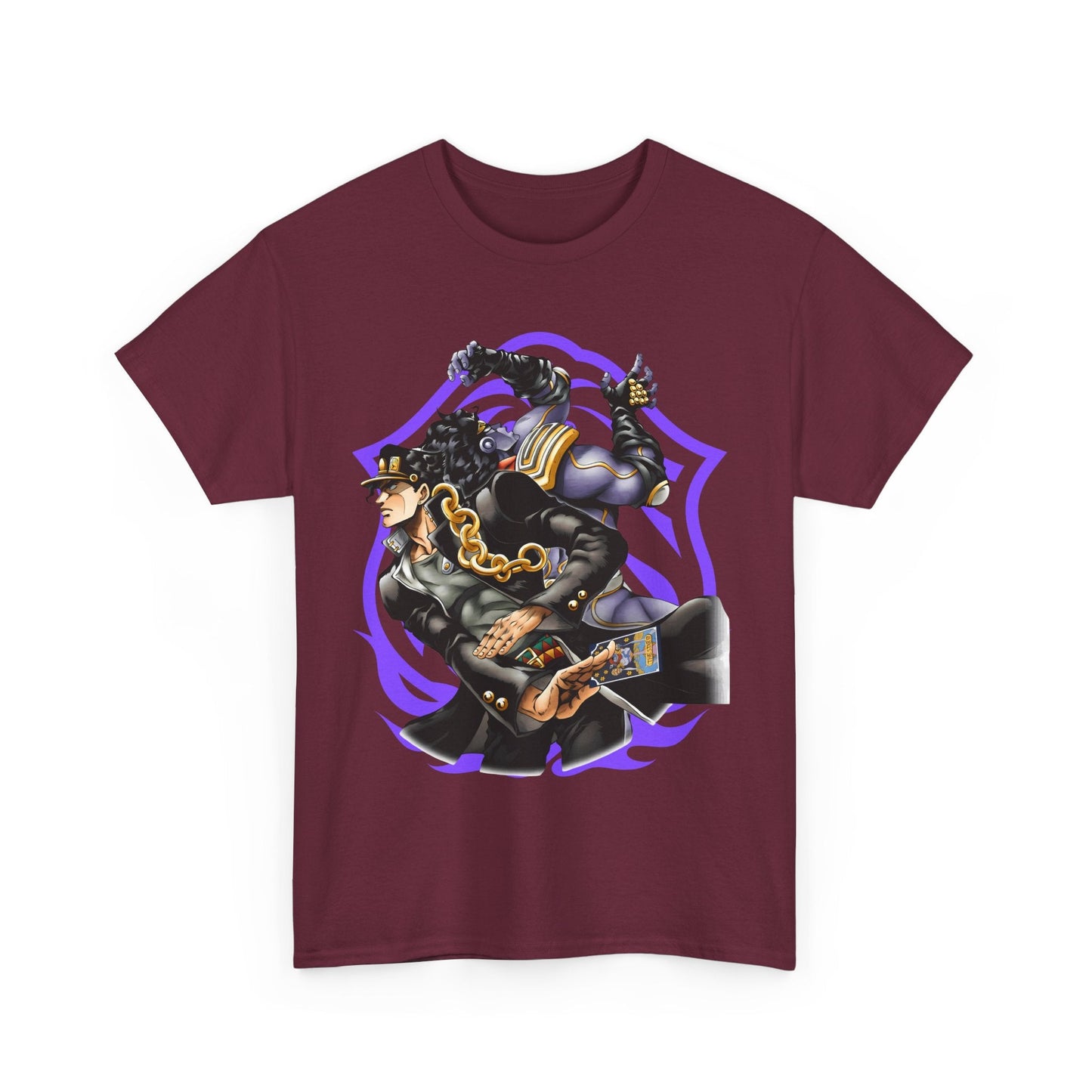 Jotaro Kujo T-Shirt – 100% Cotton JoJo's Bizarre Adventure Anime Tee for Fans