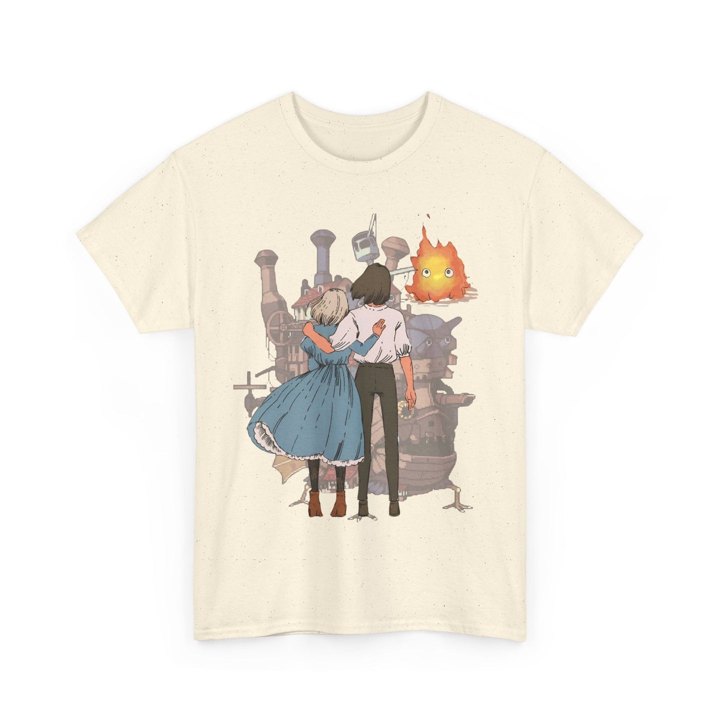 Howl's Moving Castle Love T-Shirt – 100% Cotton Studio Ghibli Anime Tee