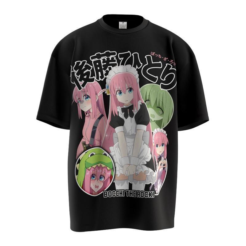 Popular Anime cotton T-shirt for men and women