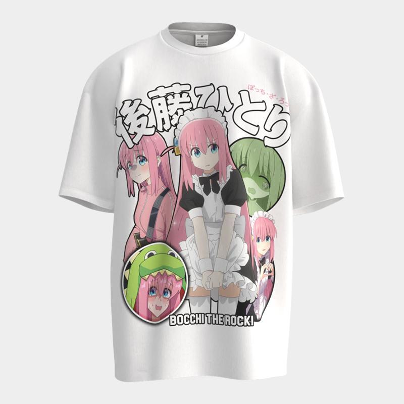 Popular Anime cotton T-shirt for men and women
