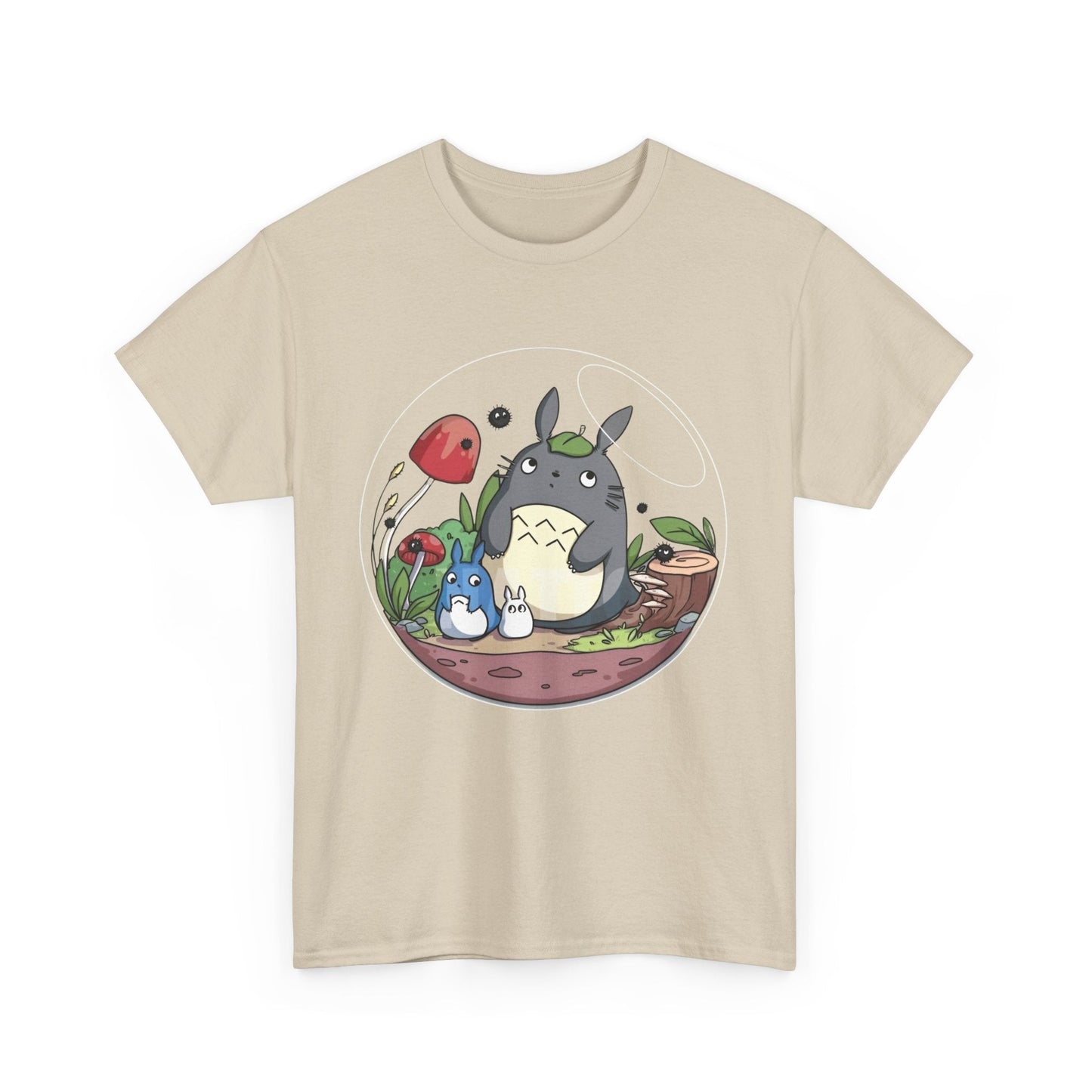 Totoro in a Bubble T-Shirt – 100% Cotton Studio Ghibli Inspired Tee for Anime Fans