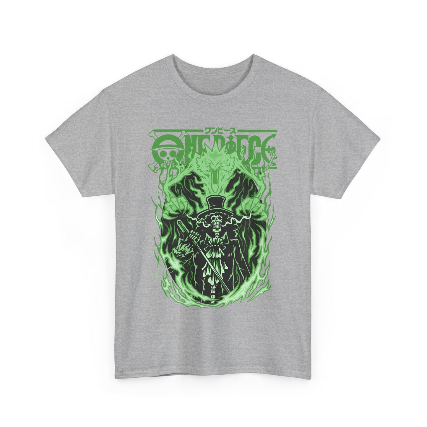Brook One Piece T-Shirt – 100% Cotton Anime Tee for Soul King Fans