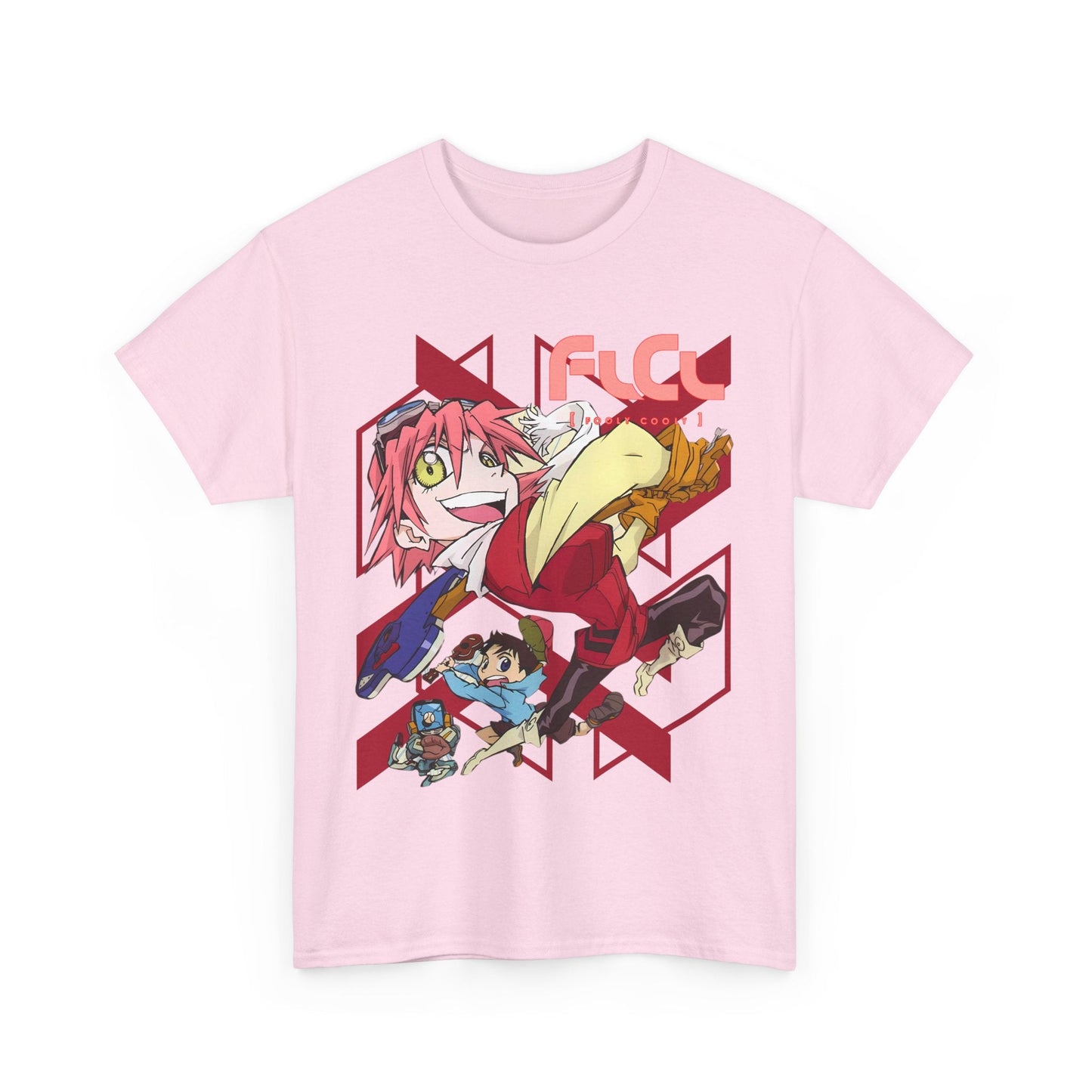 FLCL T-Shirt – 100% Cotton Gildan 5000 | Fooly Cooly Classic Anime Graphic Tee