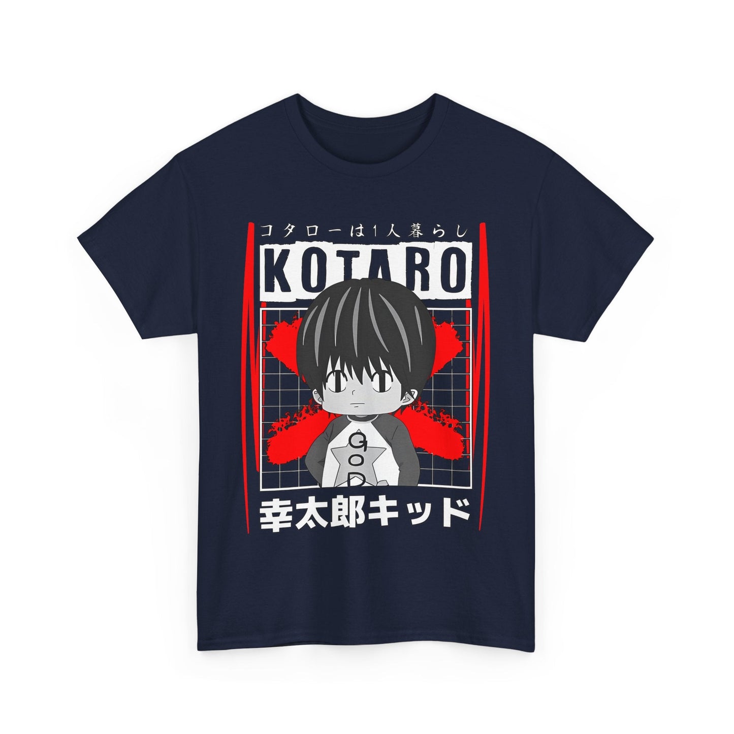 Kotaro Lives Alone T-Shirt – 100% Cotton | Cute Anime Tee for Fans of Kotaro’s Story