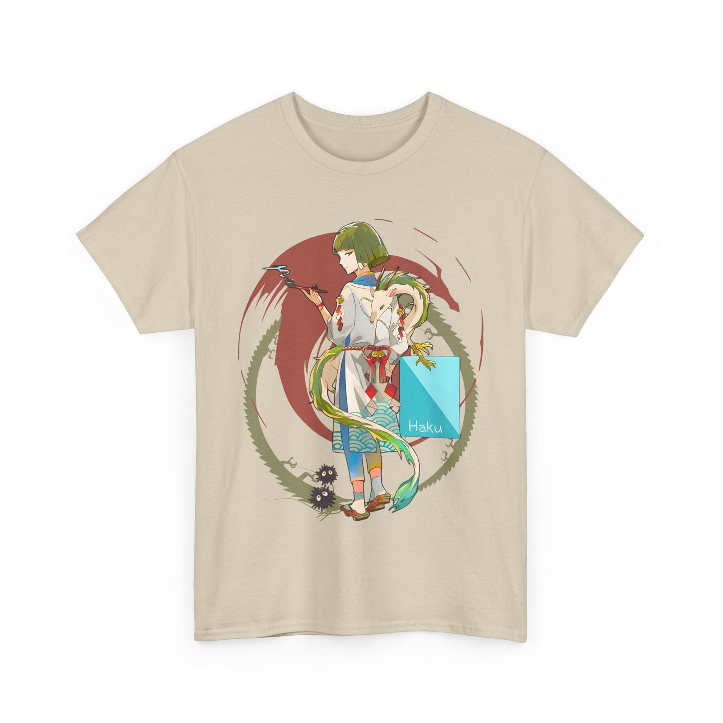 Haku Spirited Away T-Shirt – 100% Cotton Studio Ghibli Tee for Anime Fans and Ghibli Lovers