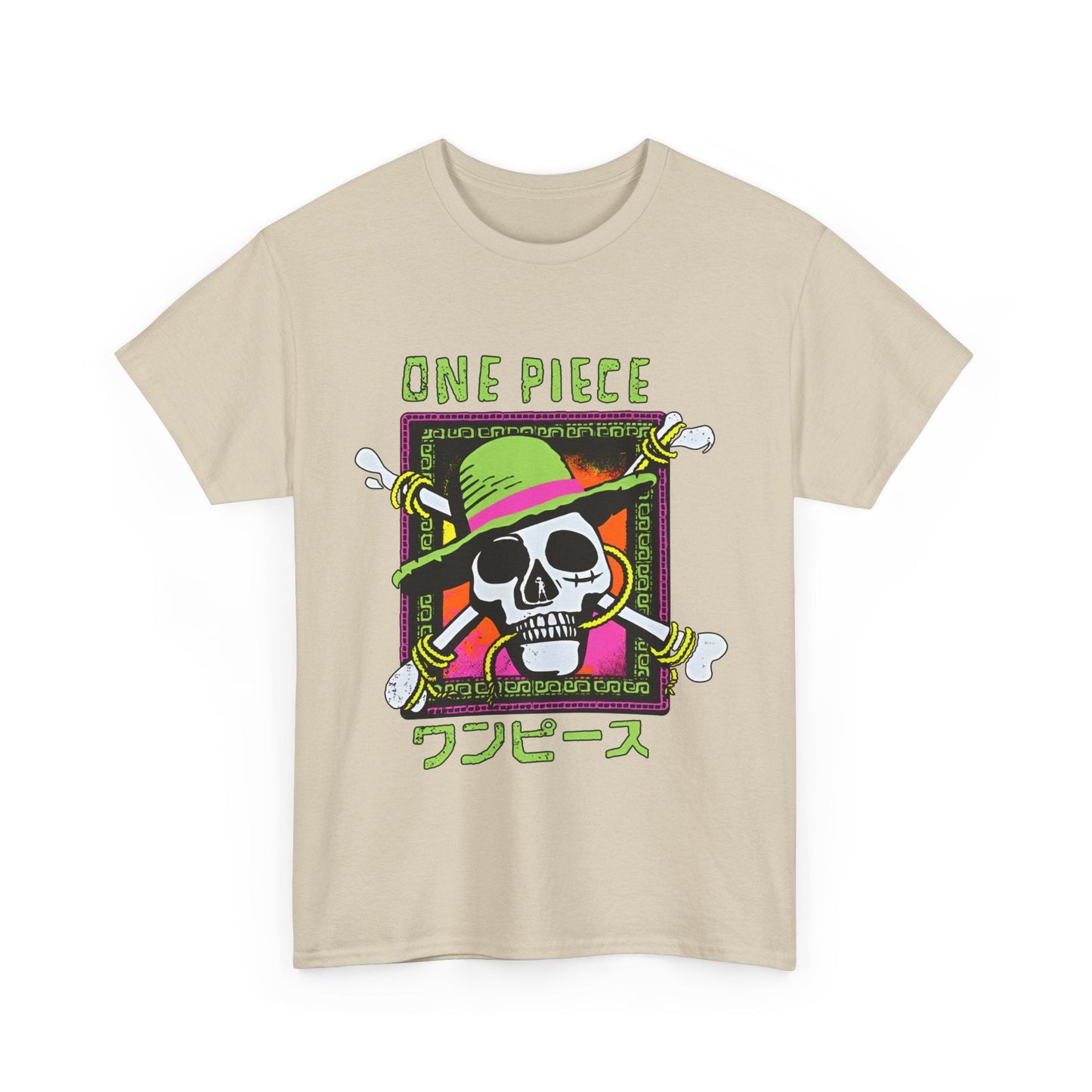 "Straw Hat Pirates One Piece T-Shirt – 100% Cotton Anime Tee for True Fans"