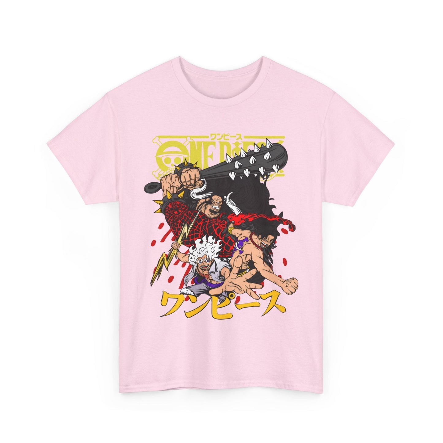 Kaido, Luffy & Ace T-Shirt – 100% Cotton One Piece Anime Tee for Fans