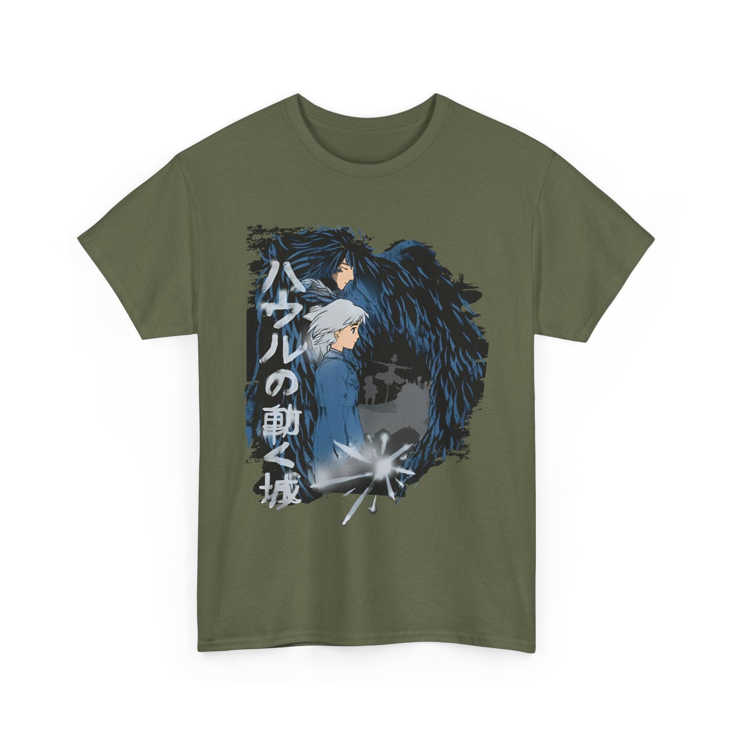 Howl & Sophie T-Shirt – 100% Cotton Studio Ghibli Anime Tee Inspired by Howl’s Moving Castle