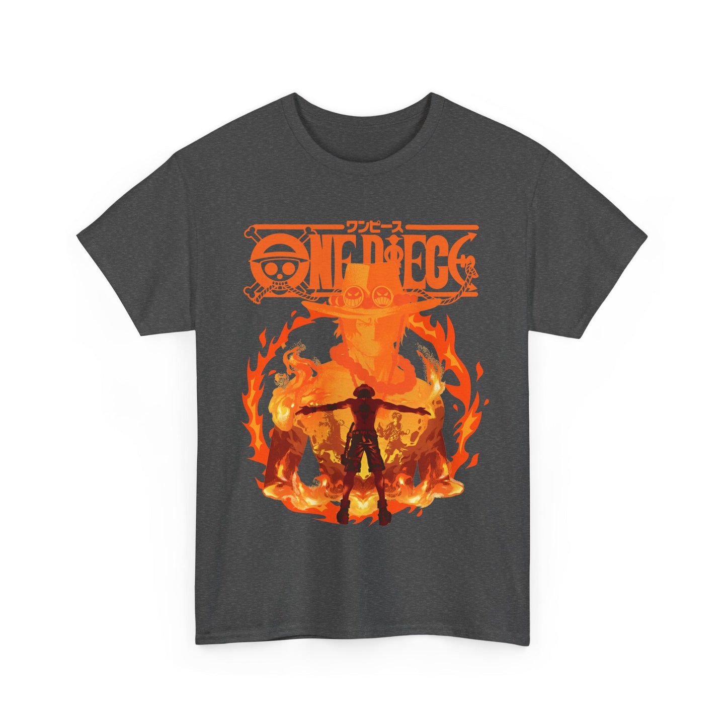 Portgas D. Ace T-Shirt 100% Cotton – One Piece Anime Shirt for Fans