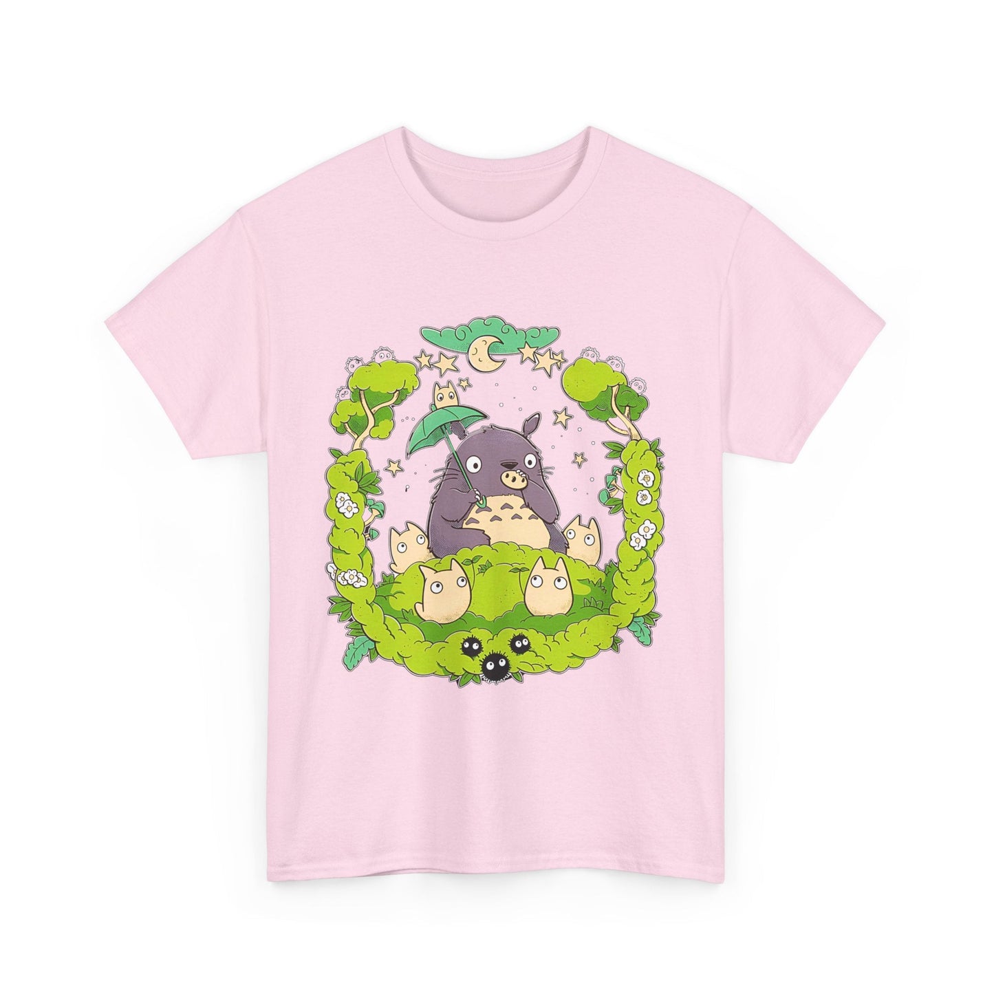 Totoro Forest Magic T-Shirt – 100% Cotton Studio Ghibli Anime Tee Inspired by My Neighbor Totoro