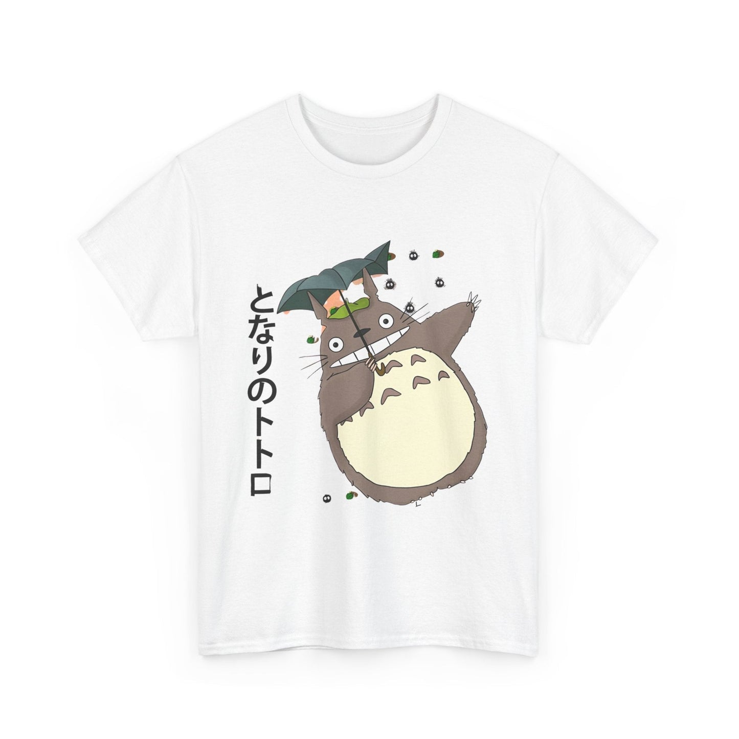 Totoro Funny Face T-Shirt – 100% Cotton Cute Anime Shirt for Studio Ghibli Fans